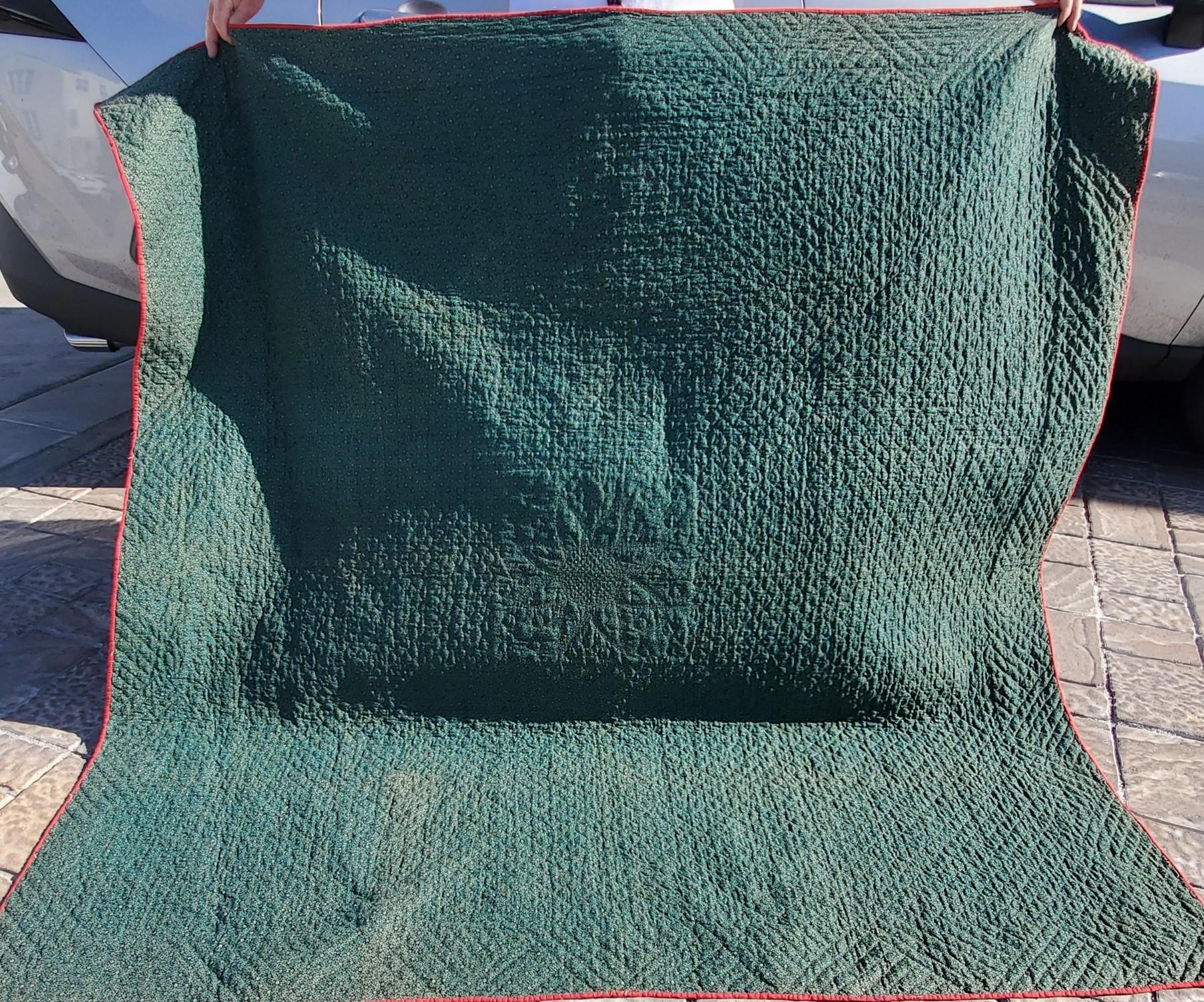 19th Century Postage Stamp Saw Tooth Diamond Quilt In Good Condition For Sale In Los Angeles, CA