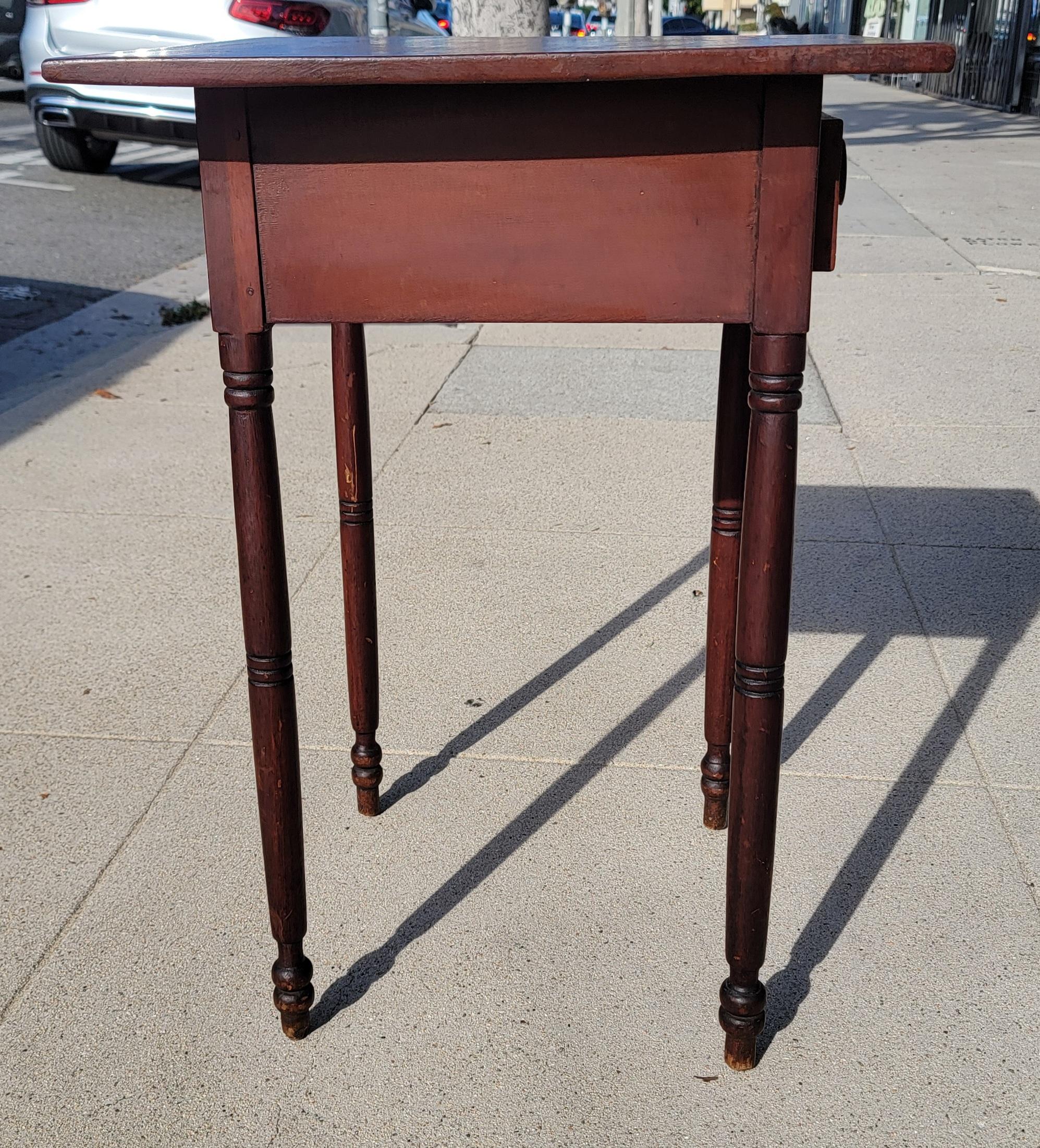 American 19Thc Ranch House Side Table /Night Stand For Sale