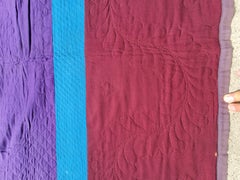 19th C Rare Center Square Amish Lancaster, Pennsylvania Quilt