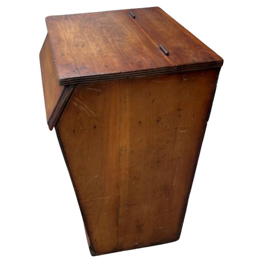 American 19Thc Roasted Coffee Pin Bin