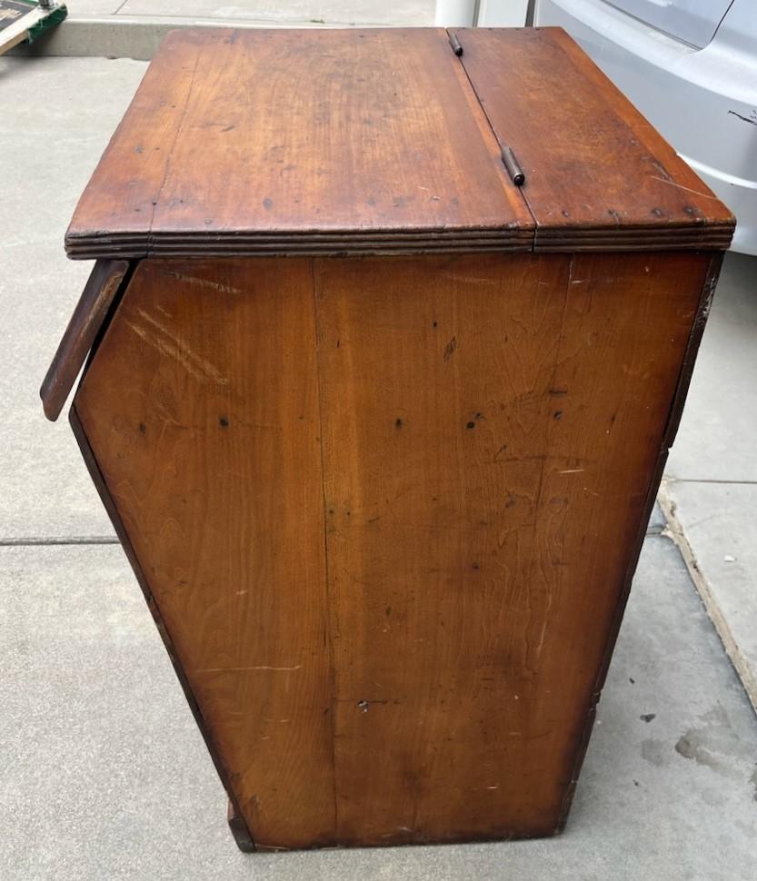 19th Century 19Thc Roasted Coffee Pin Bin