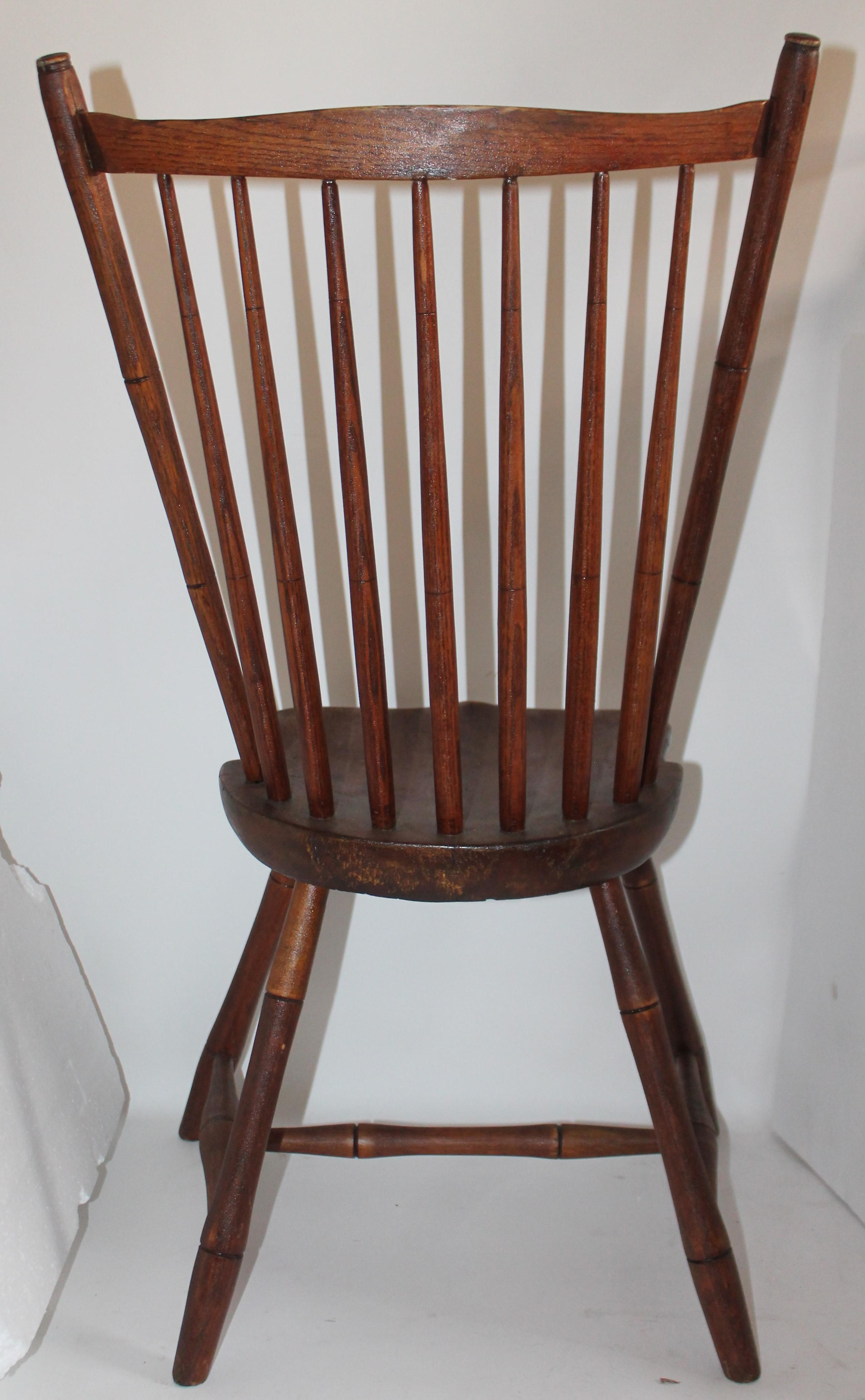 Adirondack 19th Century Rod Back Early Windsor Chair