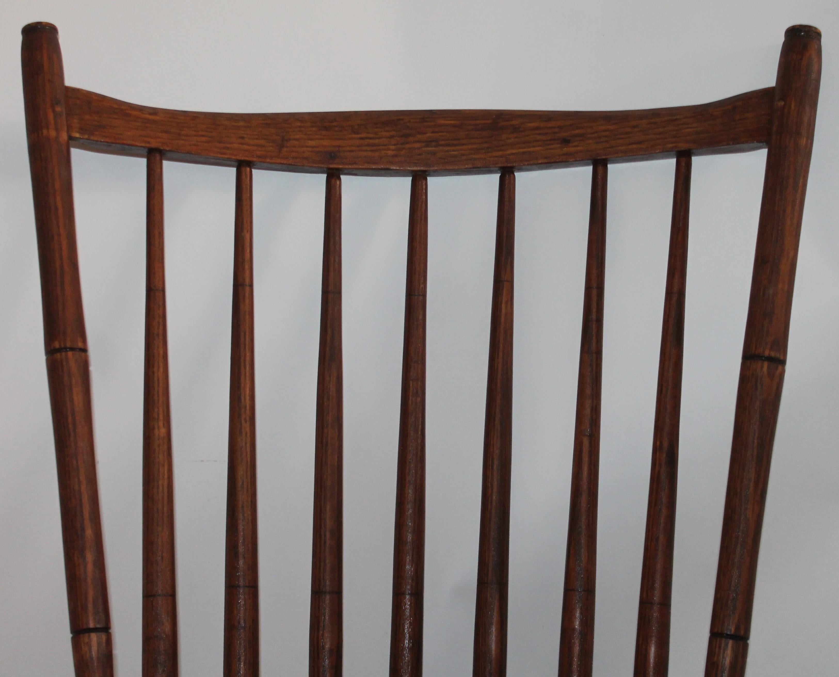 American 19th Century Rod Back Early Windsor Chair