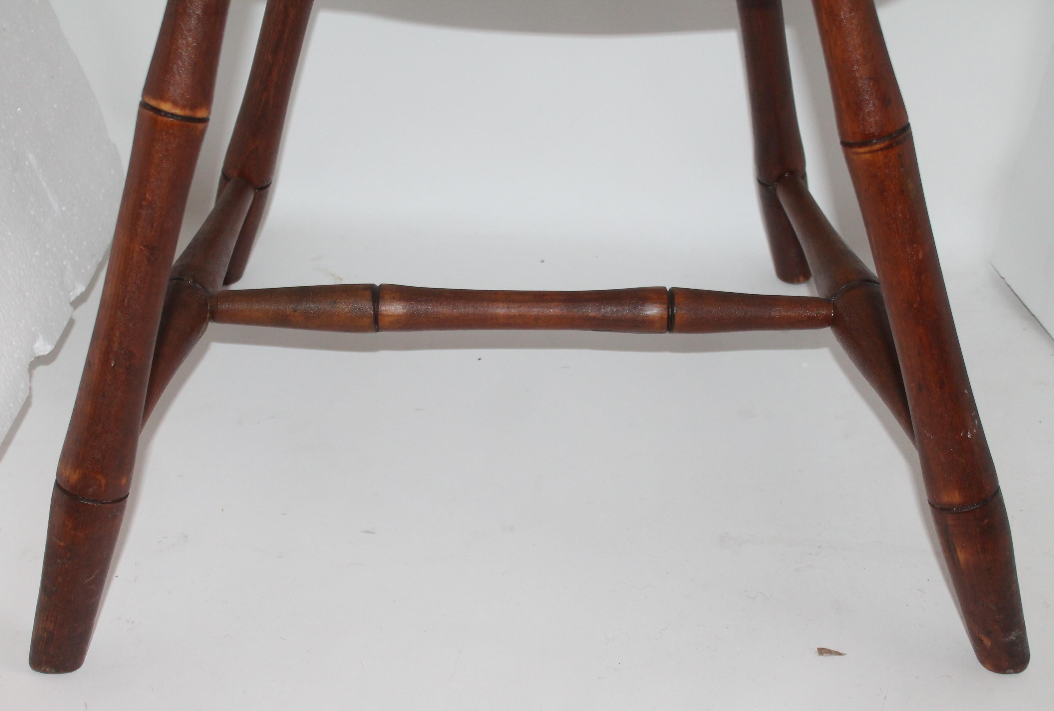 Hand-Crafted 19th Century Rod Back Early Windsor Chair