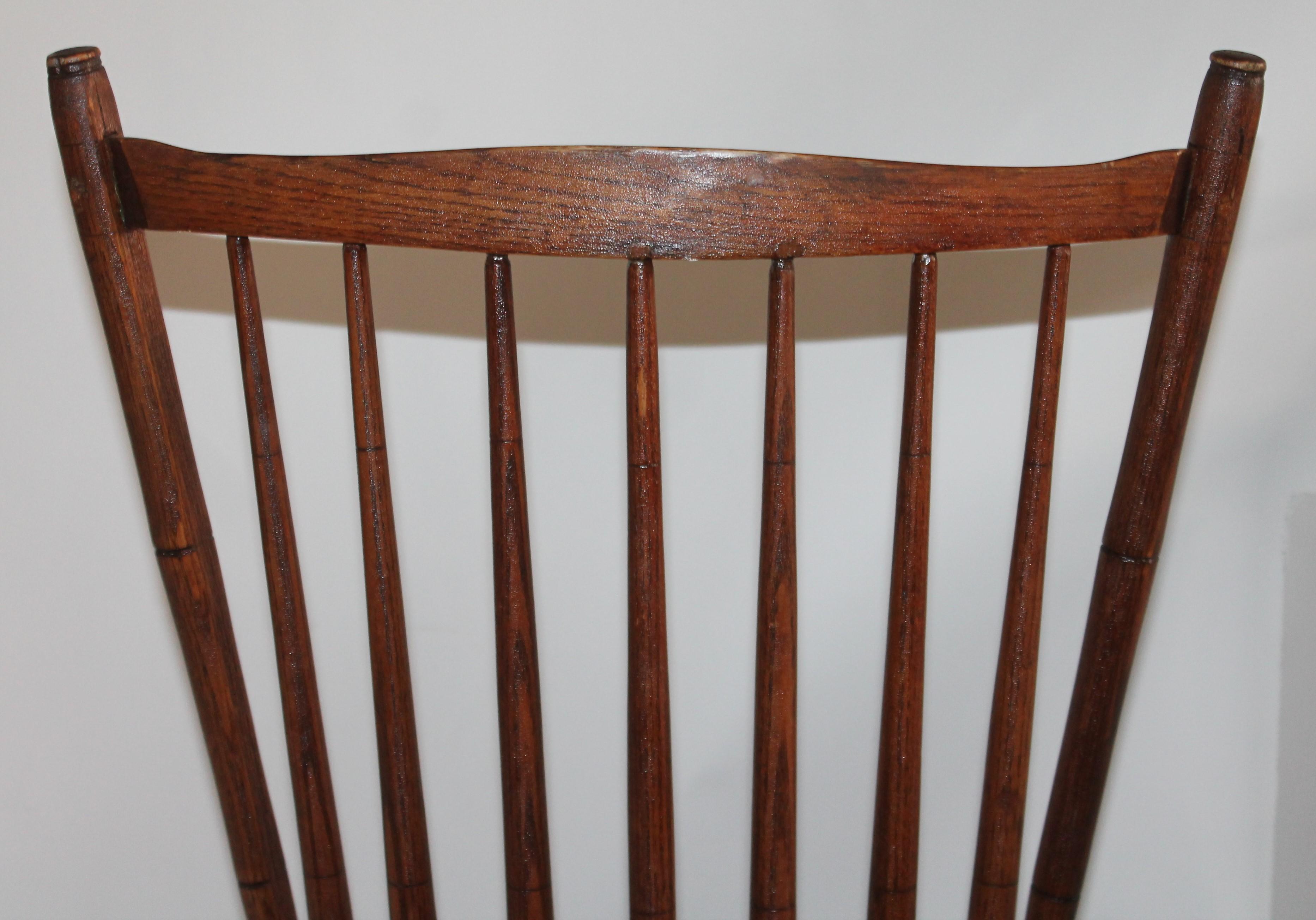 19th Century Rod Back Early Windsor Chair 2