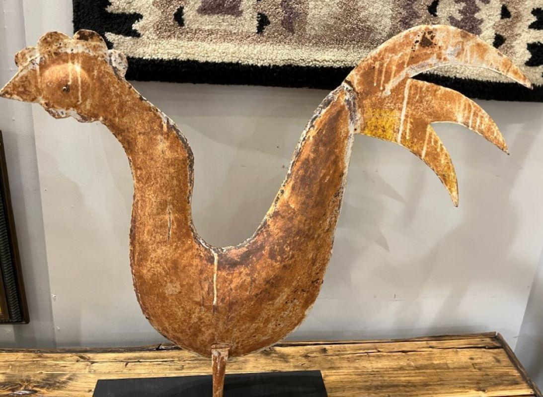 Girouette en forme de coq du 19e siècle Bon état à Los Angeles, CA