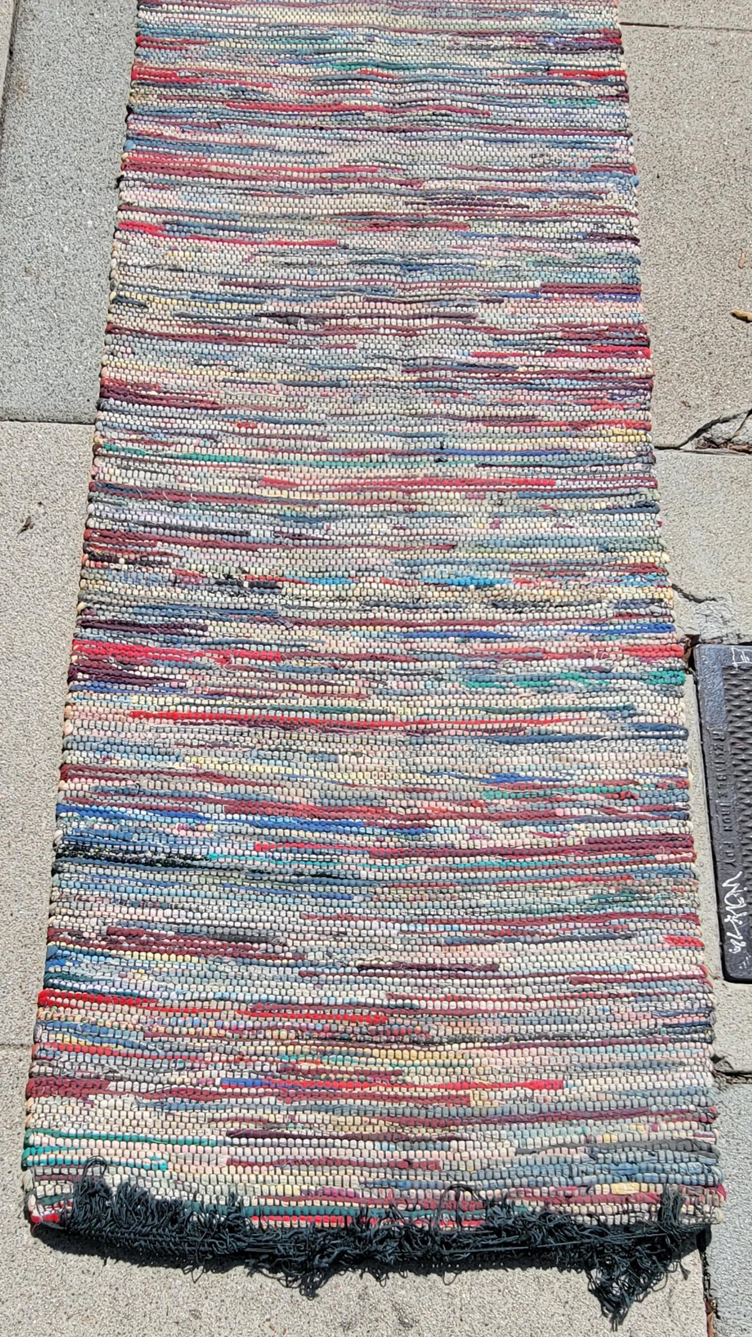 Alfombra de Trapo XIX siglo XIX en venta