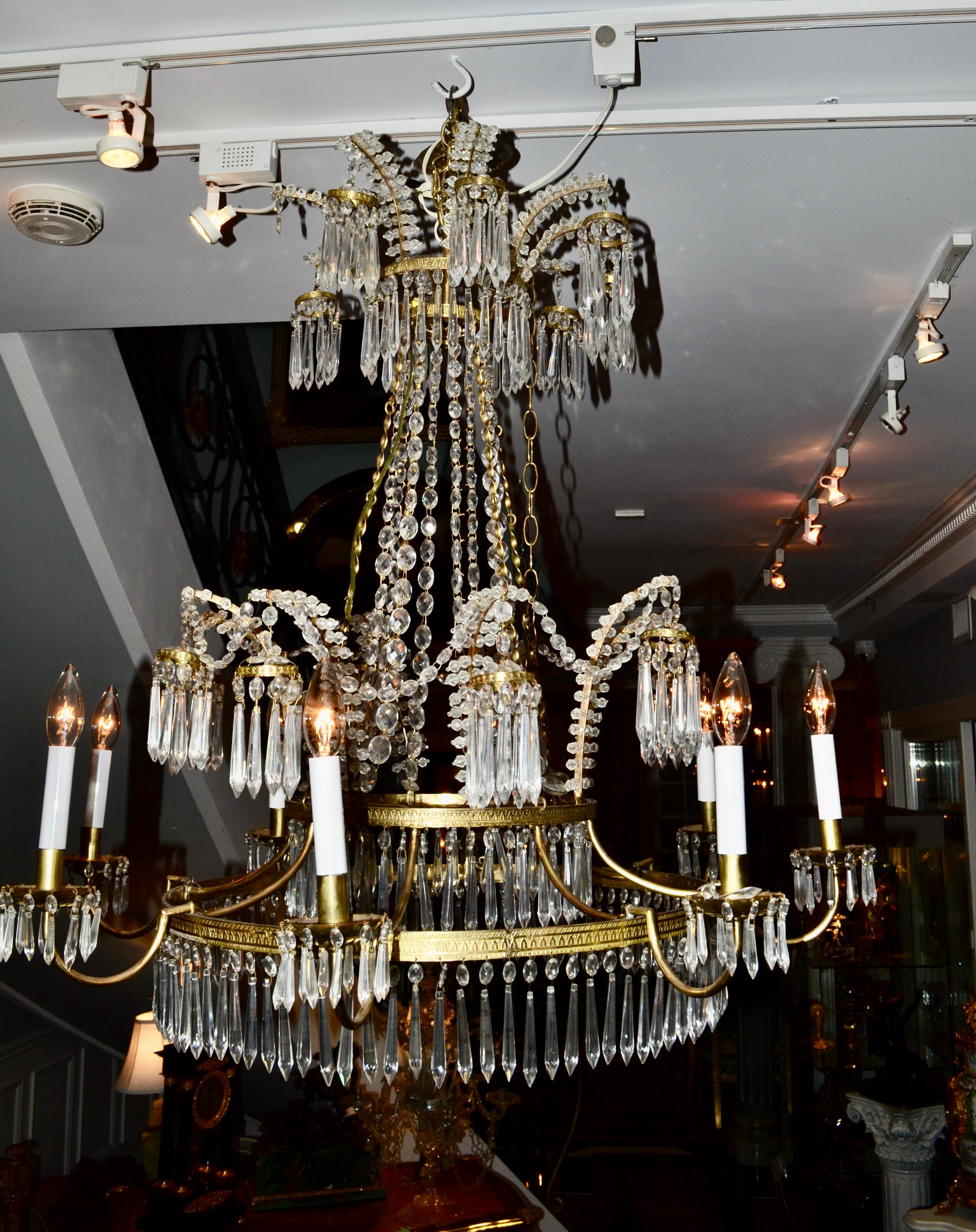 19th Century Russian/Baltic Style Chandelier 4