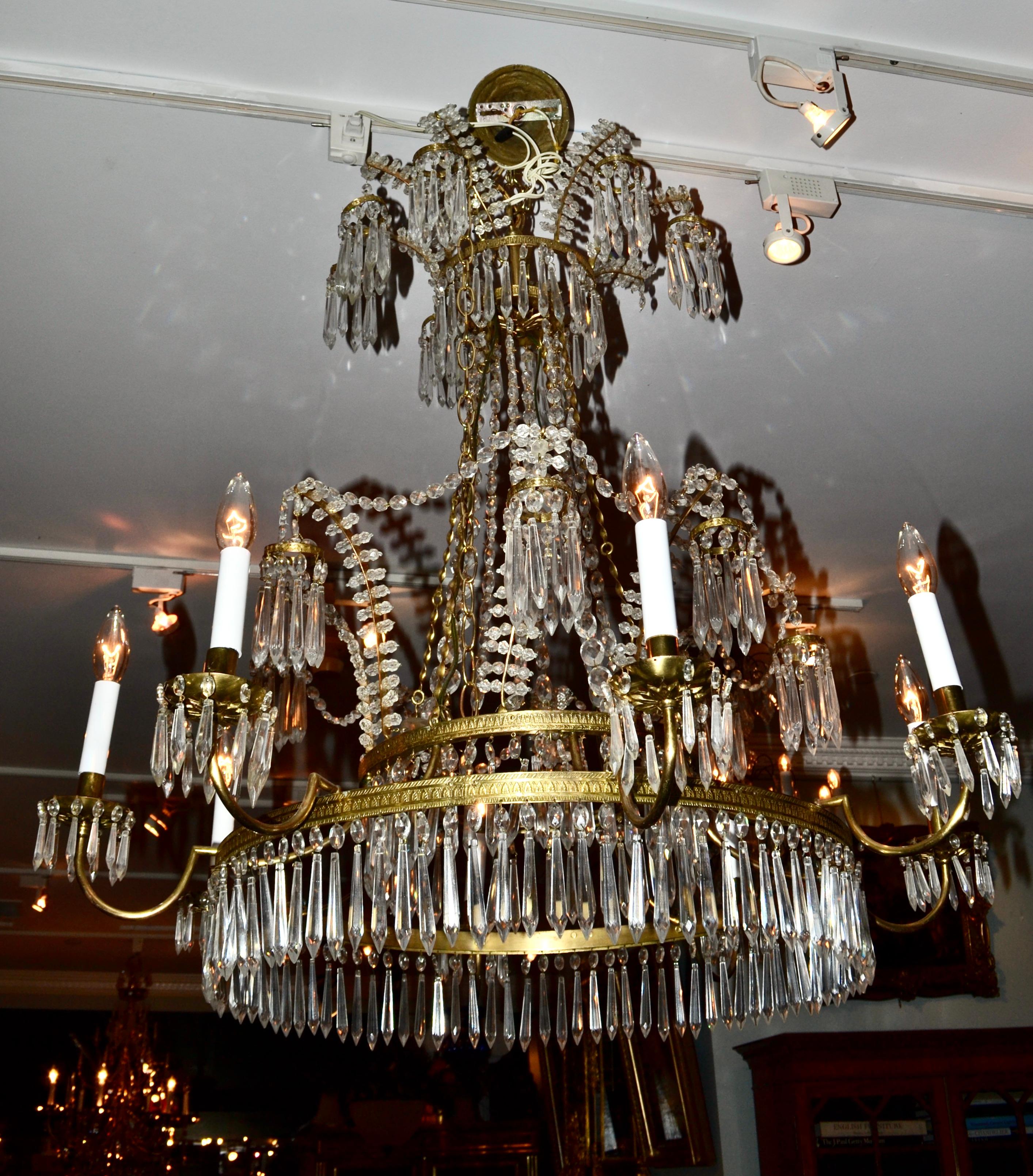 19th Century Russian/Baltic Style Chandelier 5