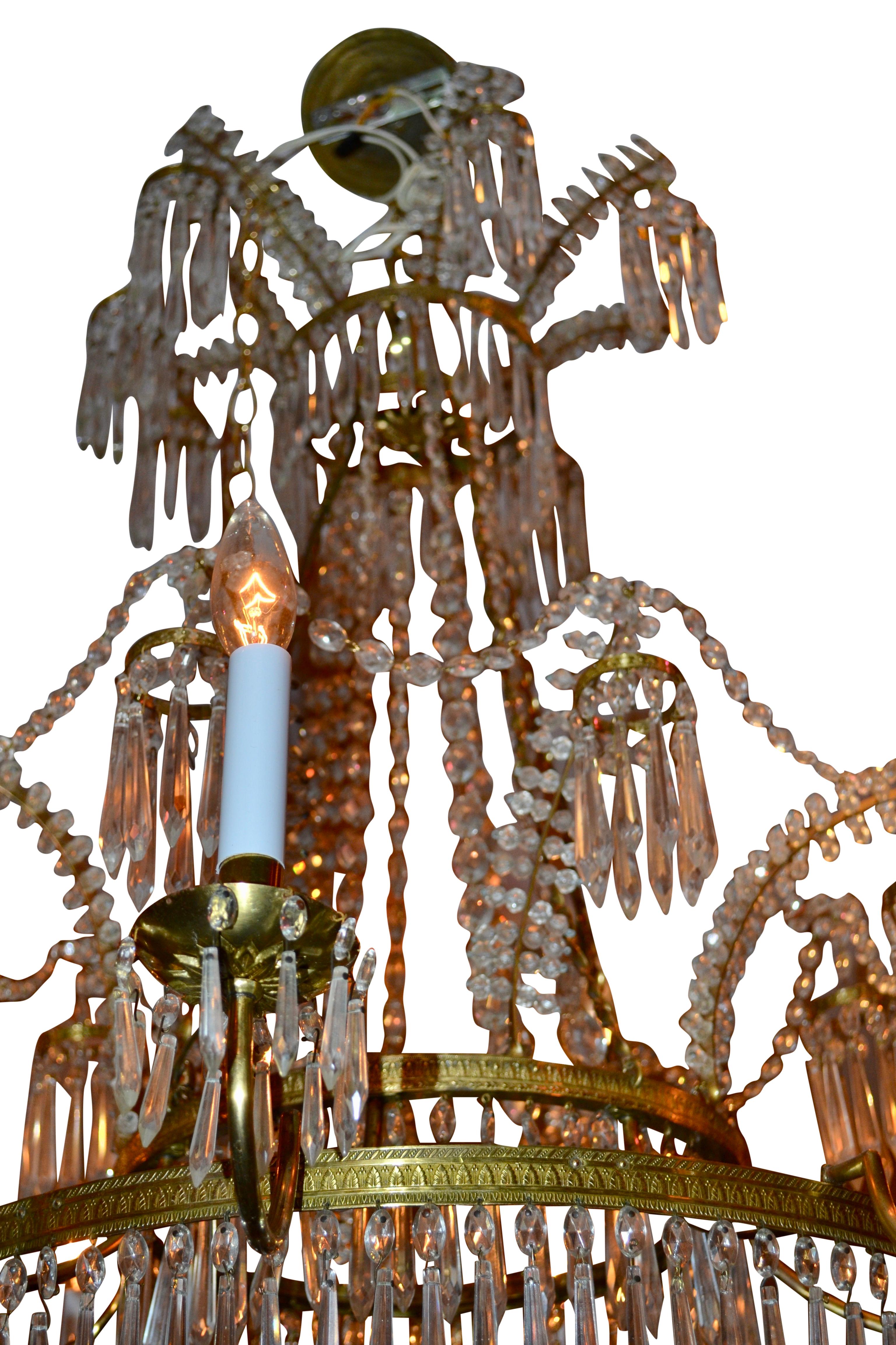 20th Century 19th Century Russian/Baltic Style Chandelier