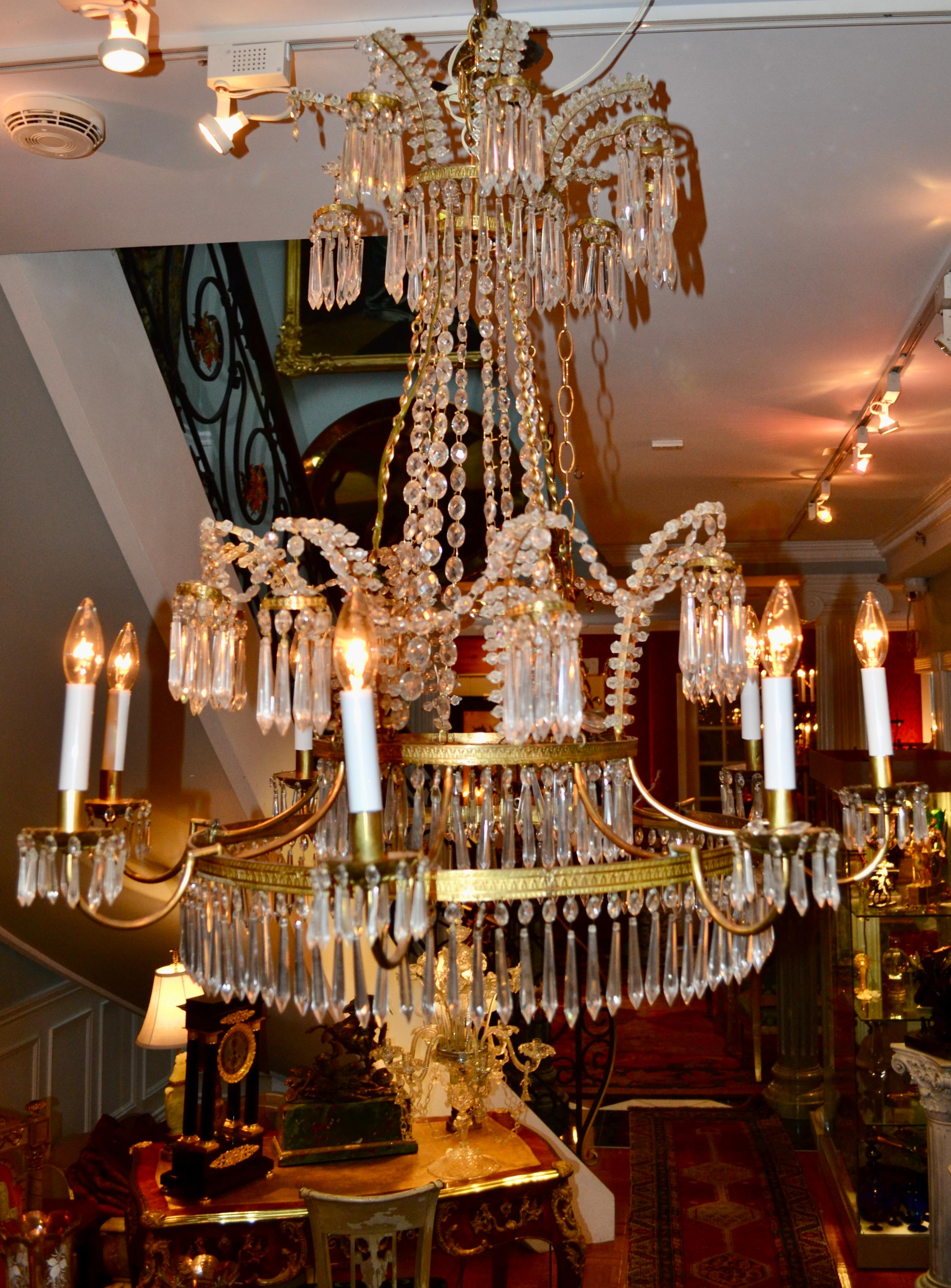 19th Century Russian/Baltic Style Chandelier 1