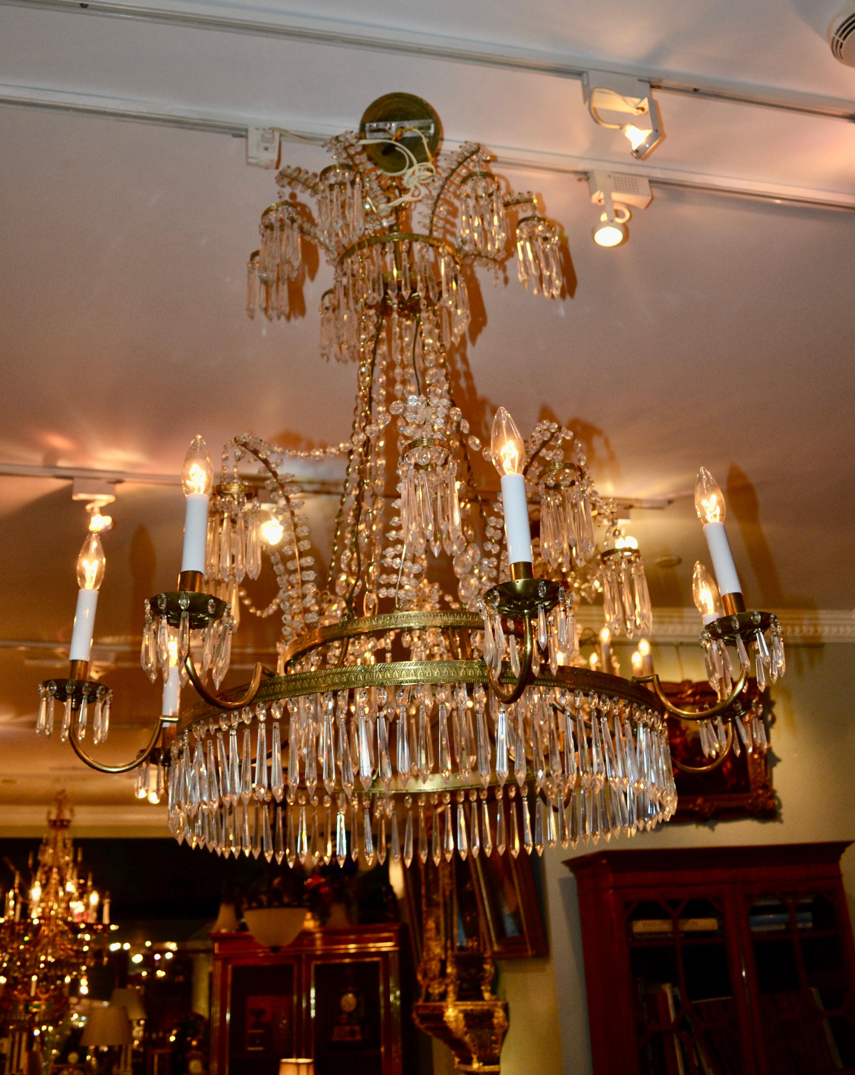 19th Century Russian/Baltic Style Chandelier 2