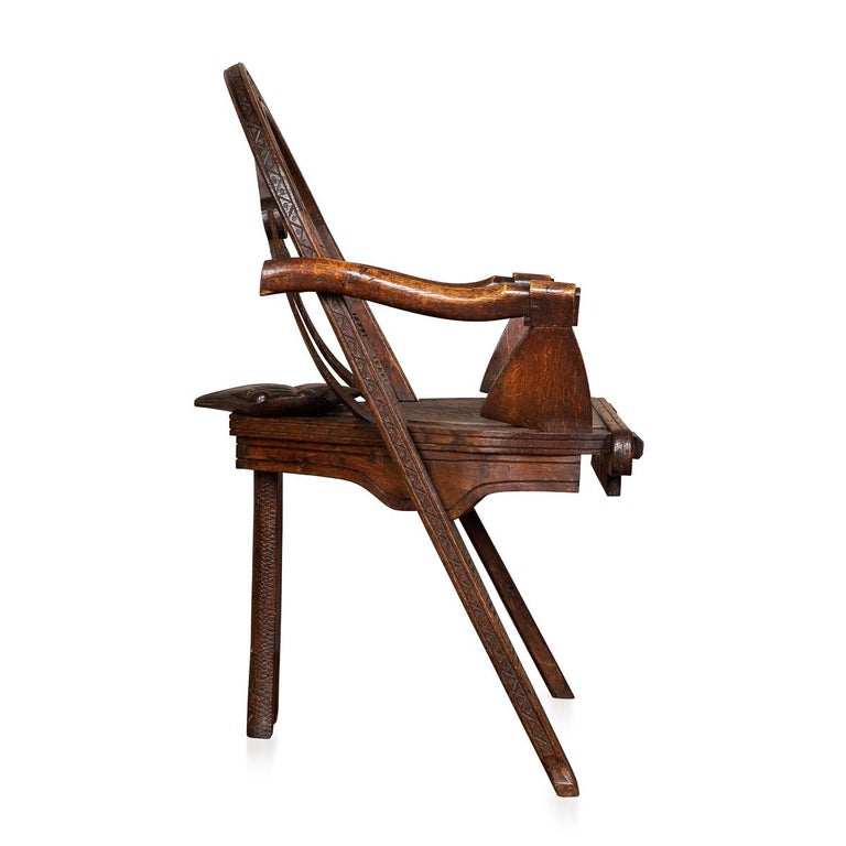 Russian Carved Wood Armchair, Attributed to Vasilii Shutov, circa 1880