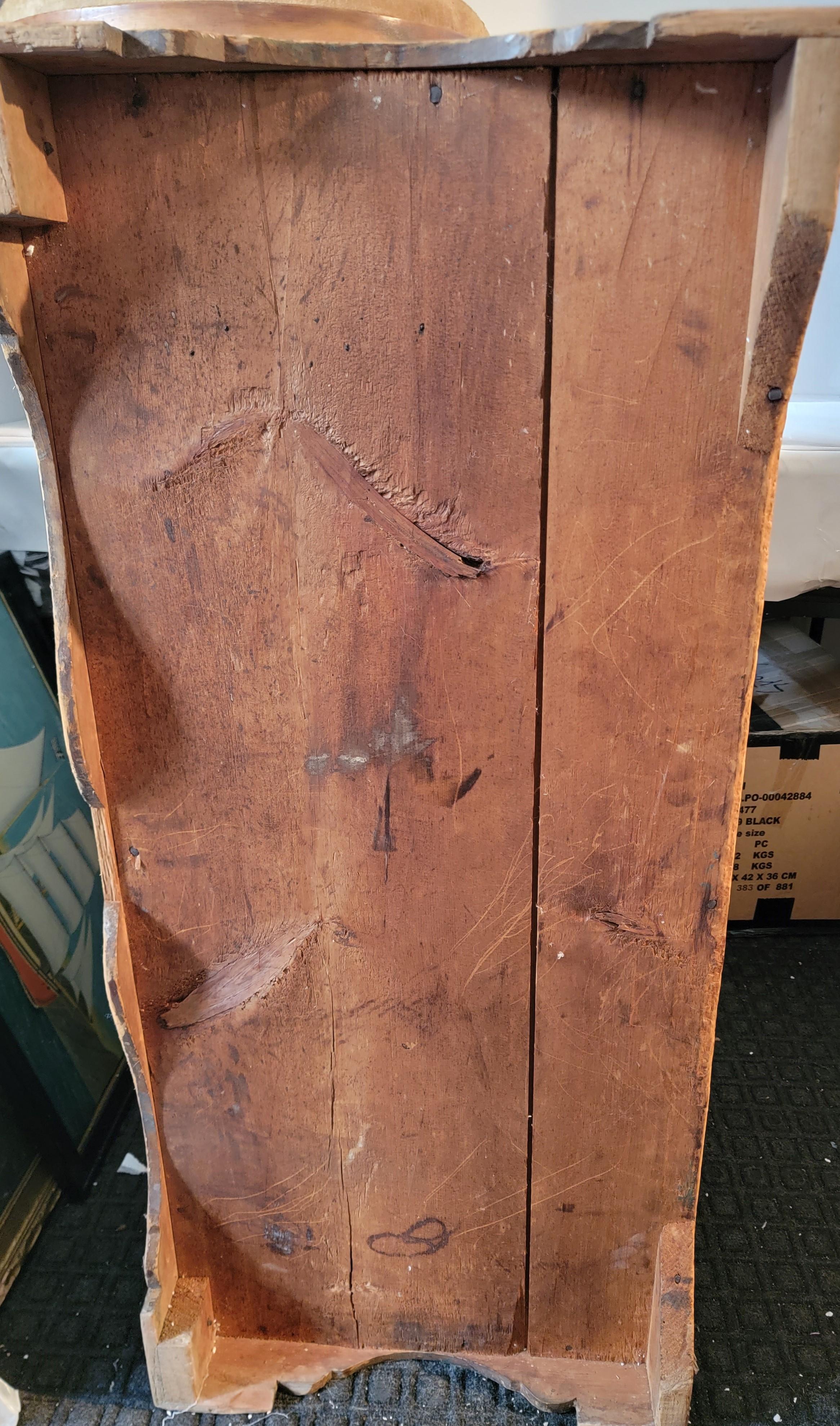 19Thc Schoharie County, New York Cofre de manta decorado con pintura en venta 12