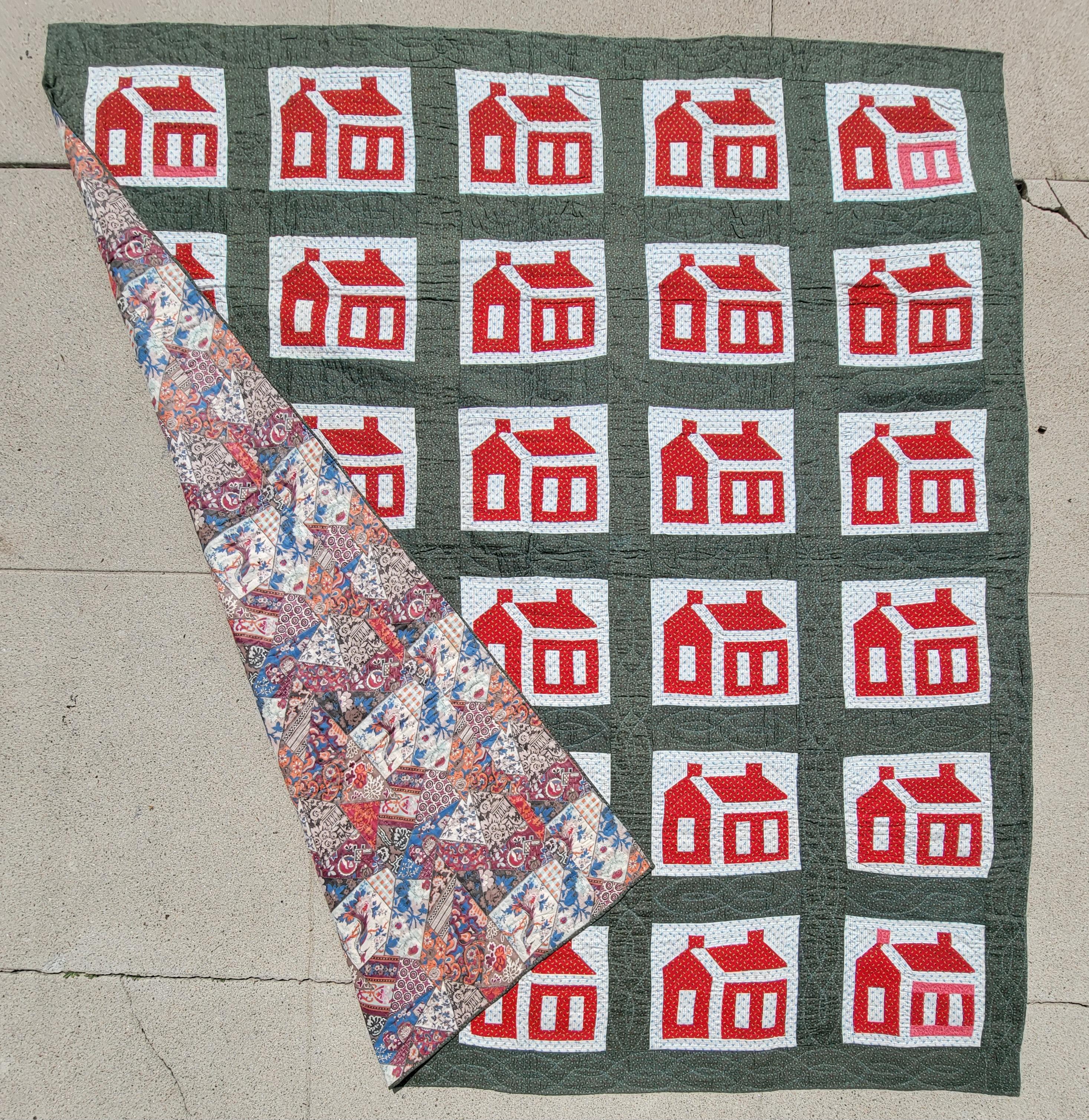 schoolhouse quilt block pattern free