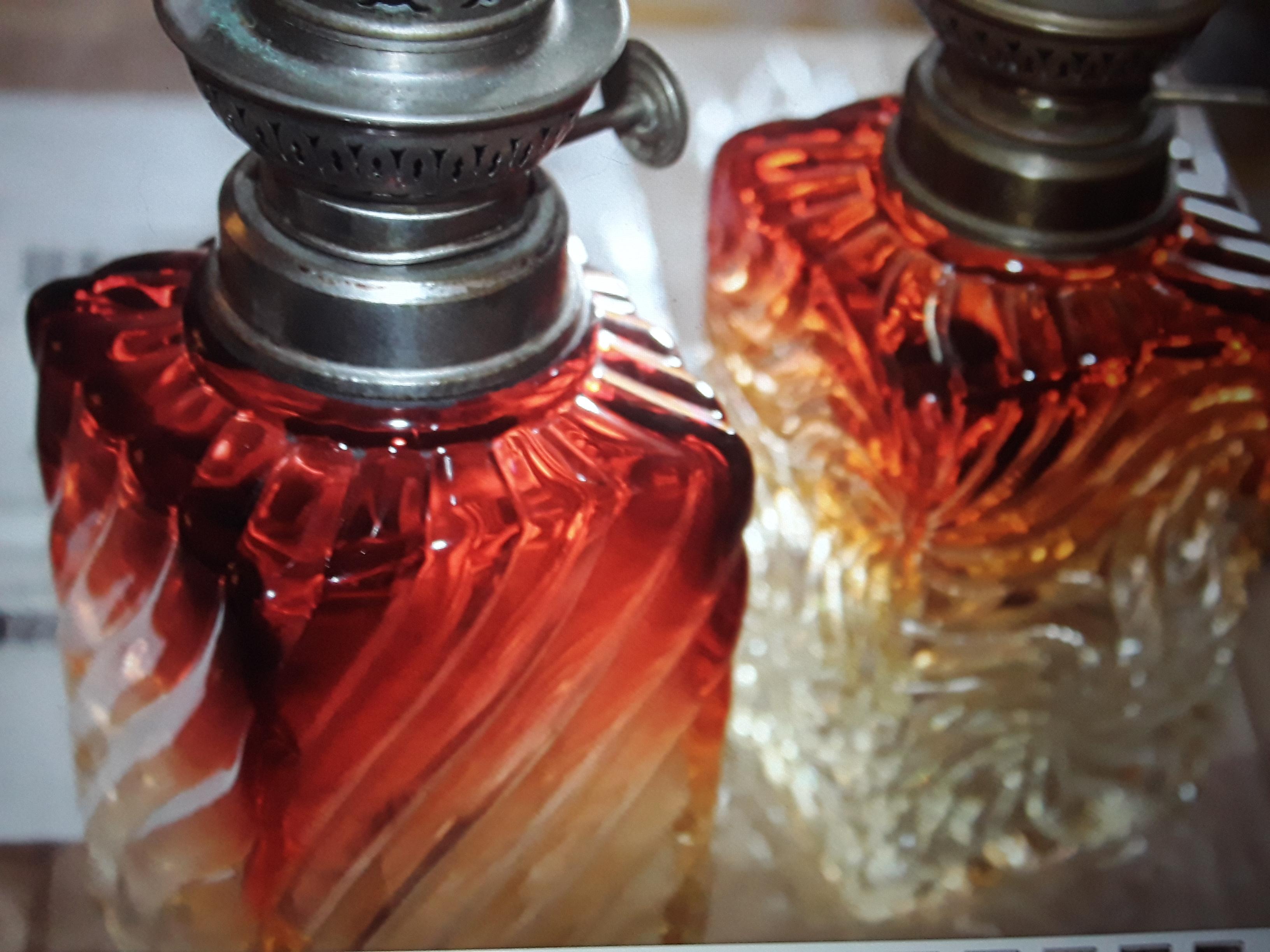 Ensemble de lampes à huile Baccarat en teinte rose, 19e siècle, belles et prêtes à être restaurées en vente 5