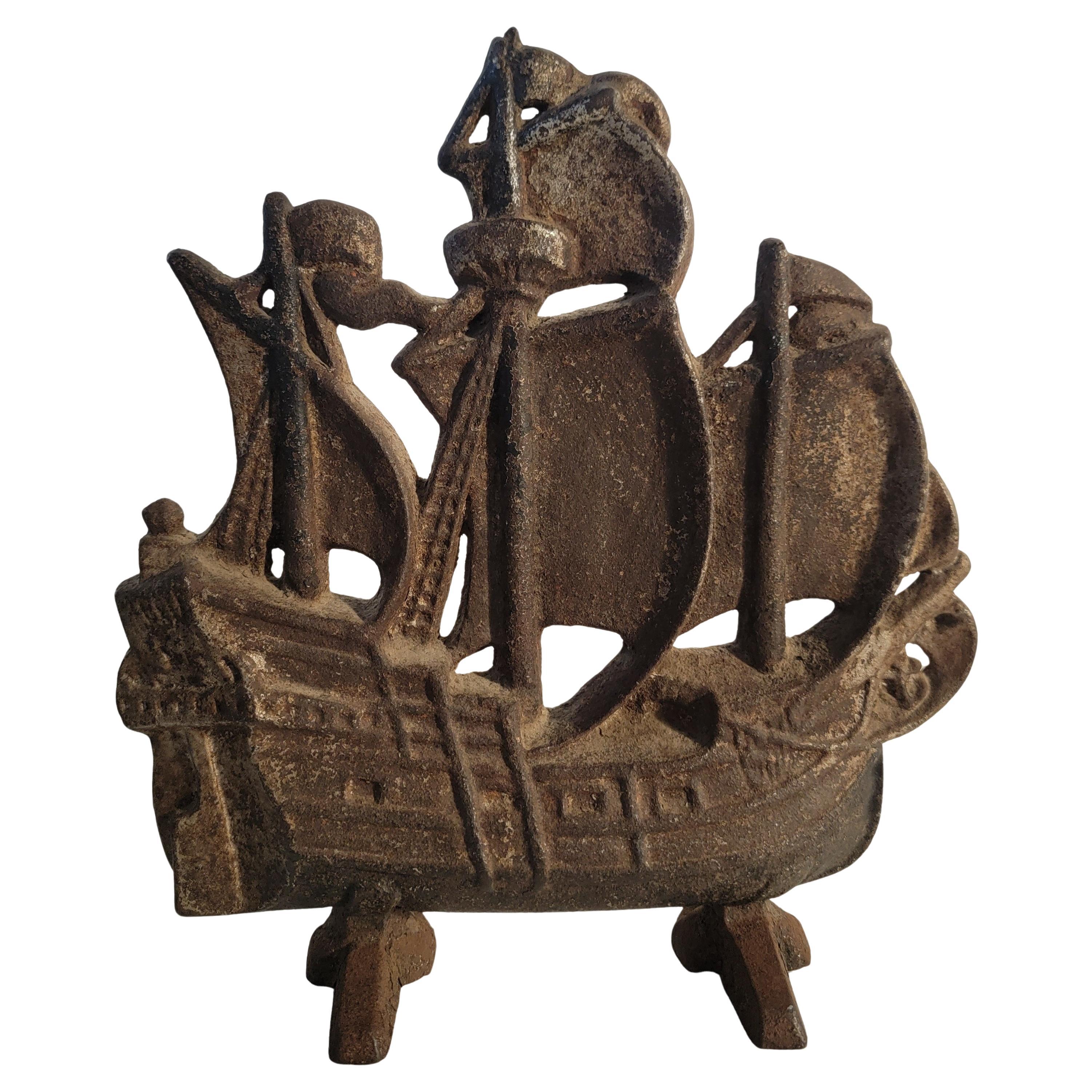 19Thc Ship Door Stop From New England For Sale