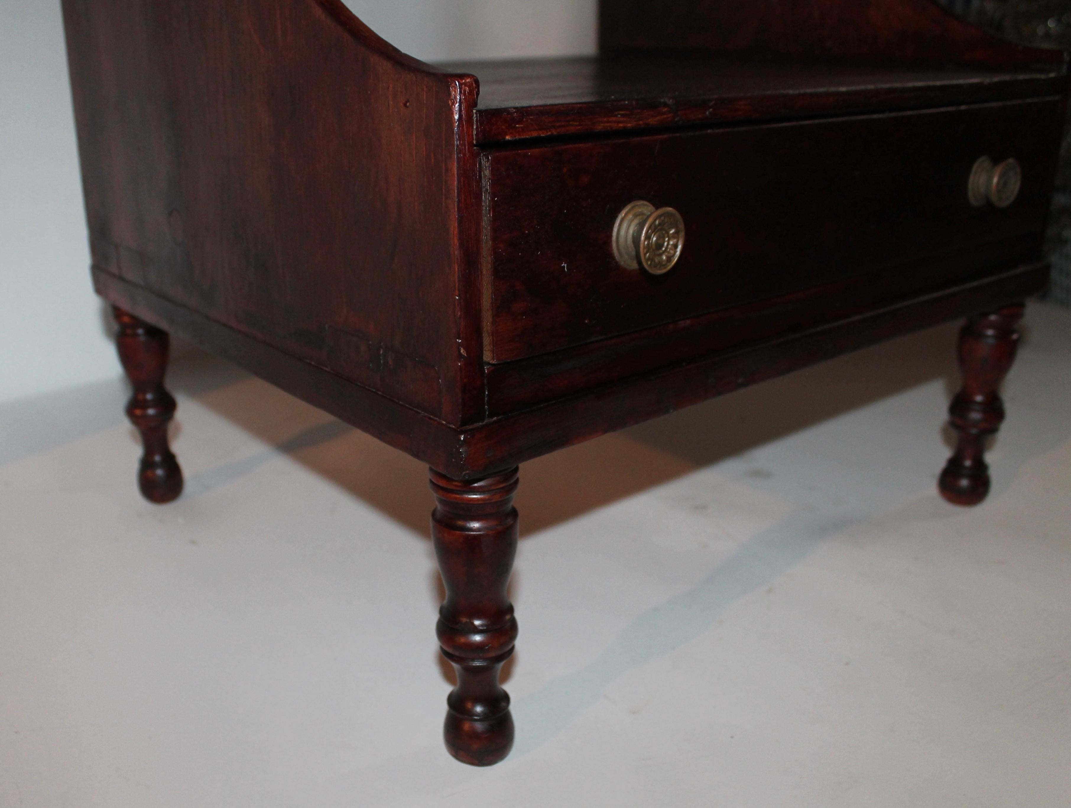 Hand-Crafted 19th Century Side Table from New England
