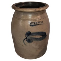 Sip and Sons, 19° secolo, 1 gal Crock