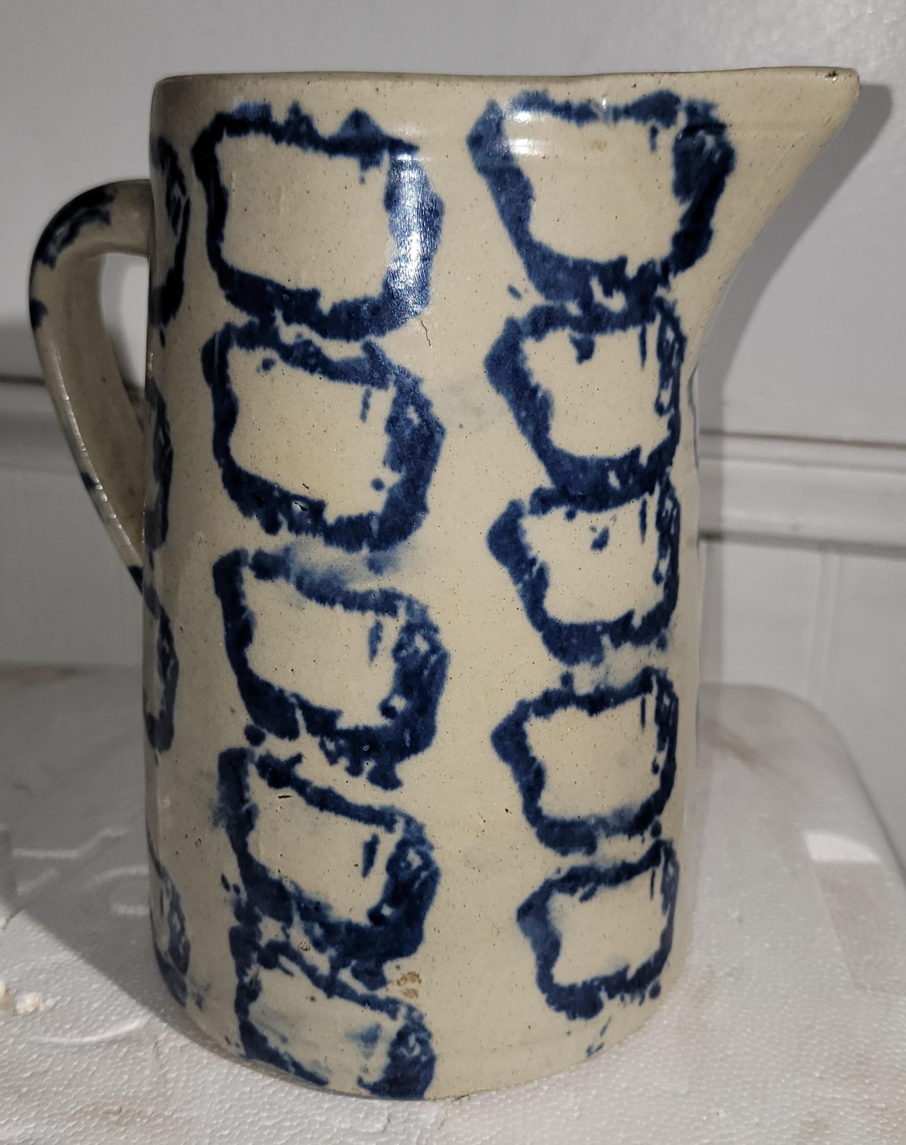 19Thc Smoke Rig Sponge Ware Pitcher Collection of Four Pichers For Sale 6