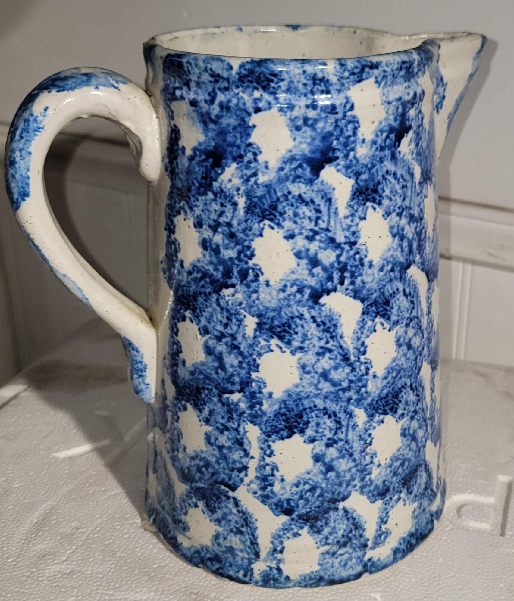 19Thc Smoke Rig Sponge Ware Pitcher Collection of Four Pichers For Sale 1