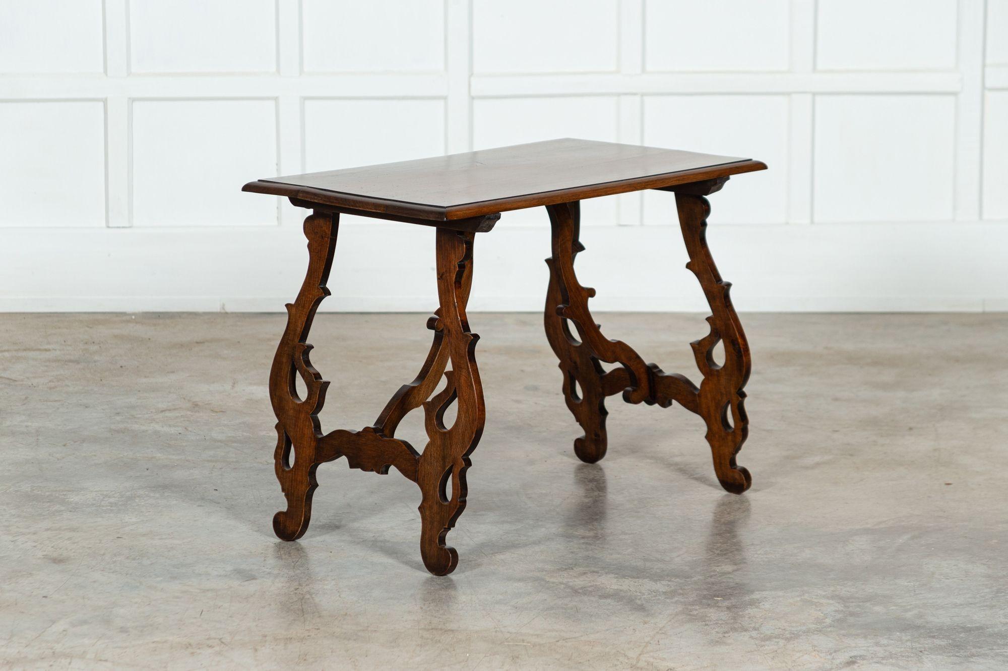 19th Century Spanish Walnut Trestle Table In Good Condition For Sale In Staffordshire, GB