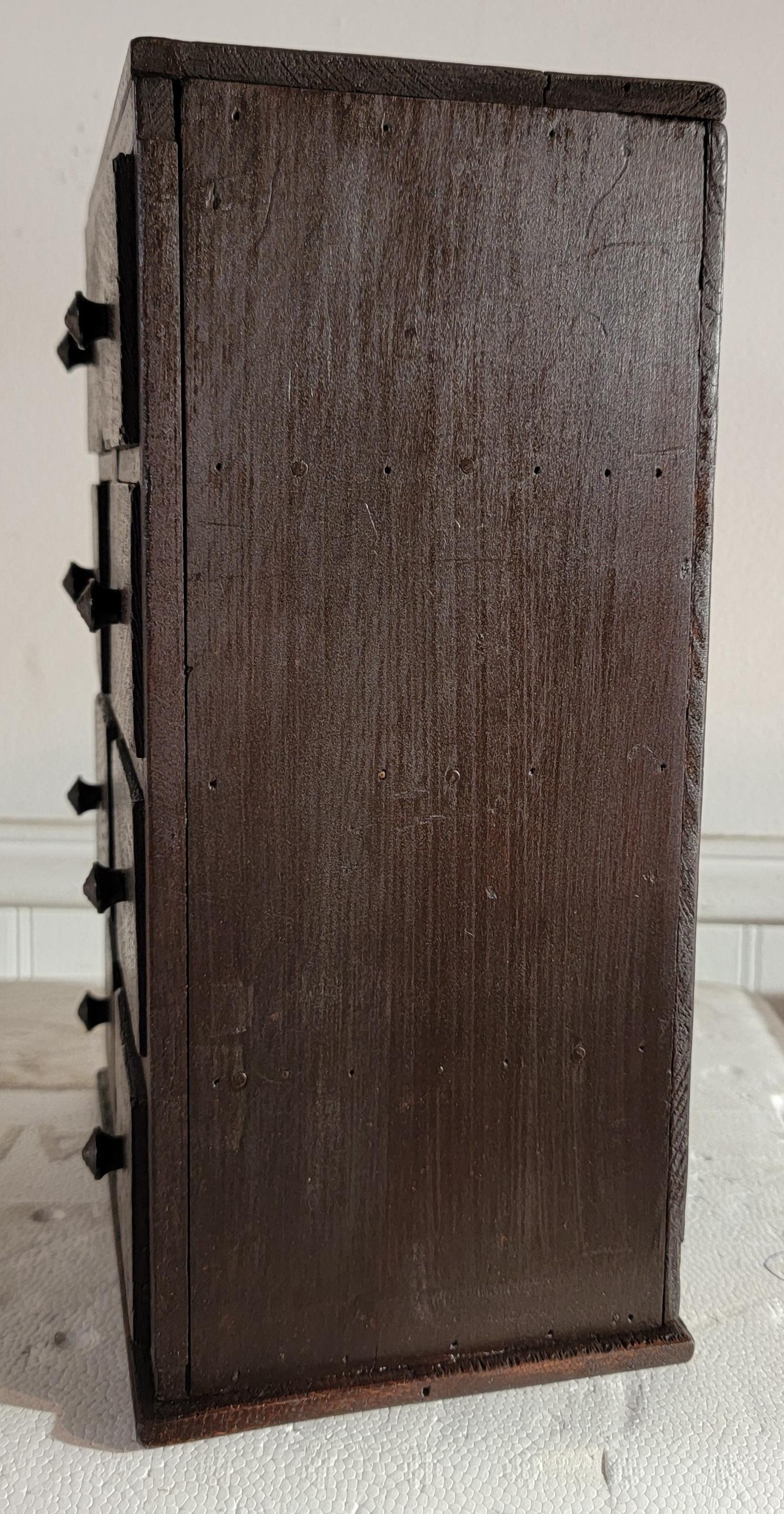 19thc Spice Wall Box/ Cabinet For Sale 2