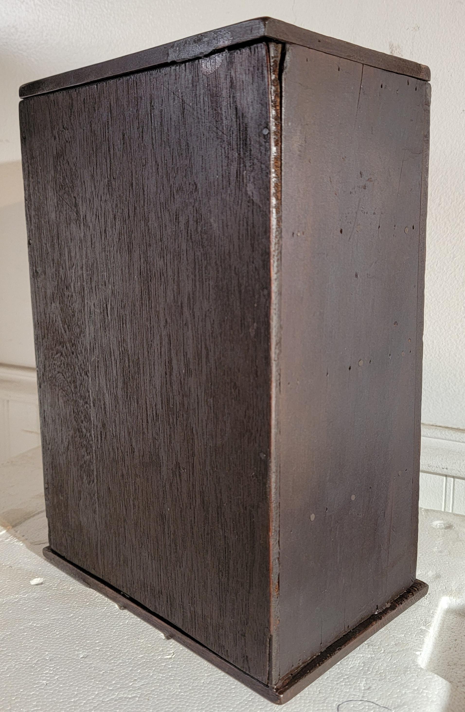 19thc Spice Wall Box/ Cabinet For Sale 6