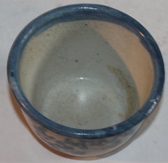 19Thc Sponge Ware Custard Cups -Set of Four