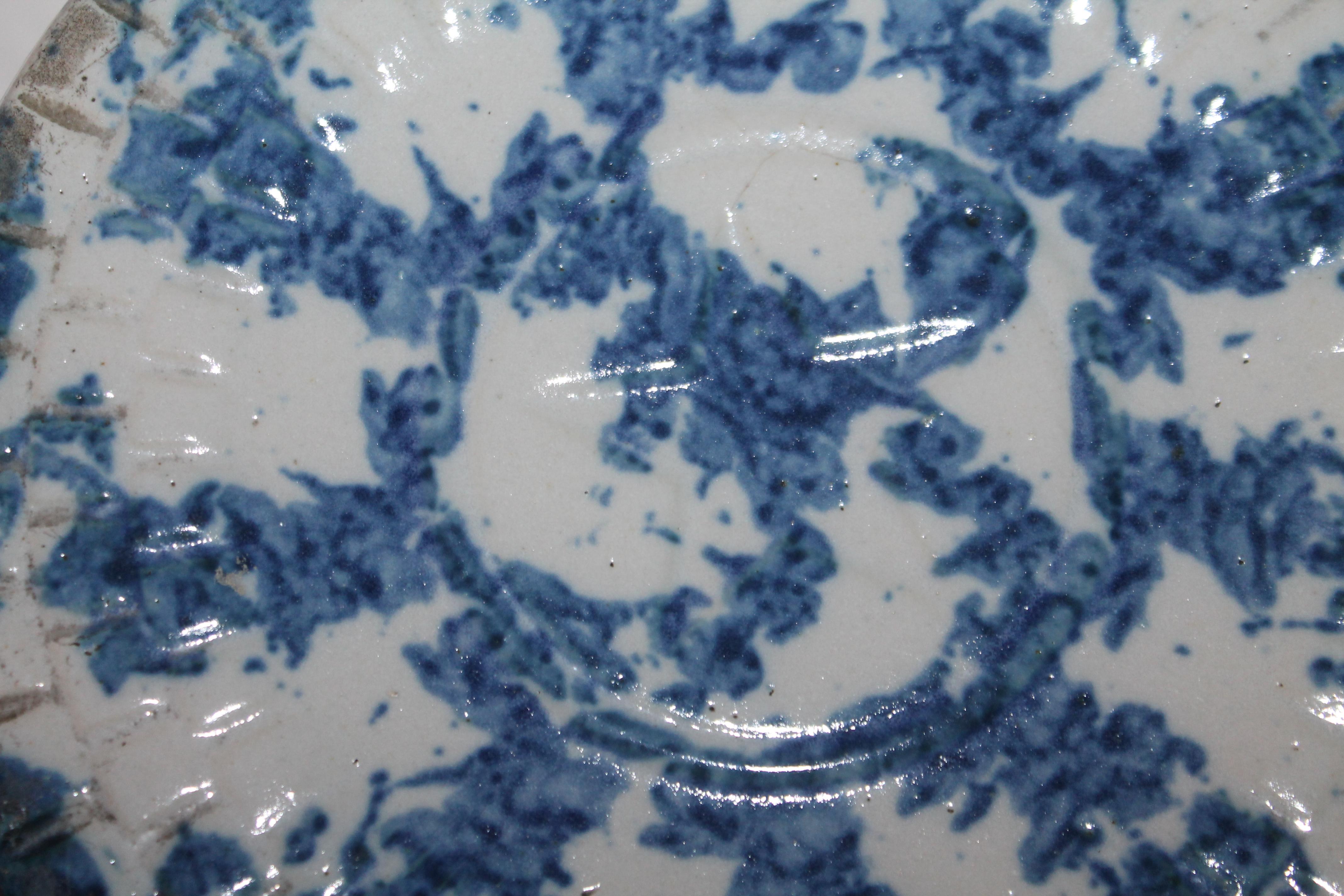 Terracotta Ciotole in ceramica spugnosa del XIX secolo-2 in vendita