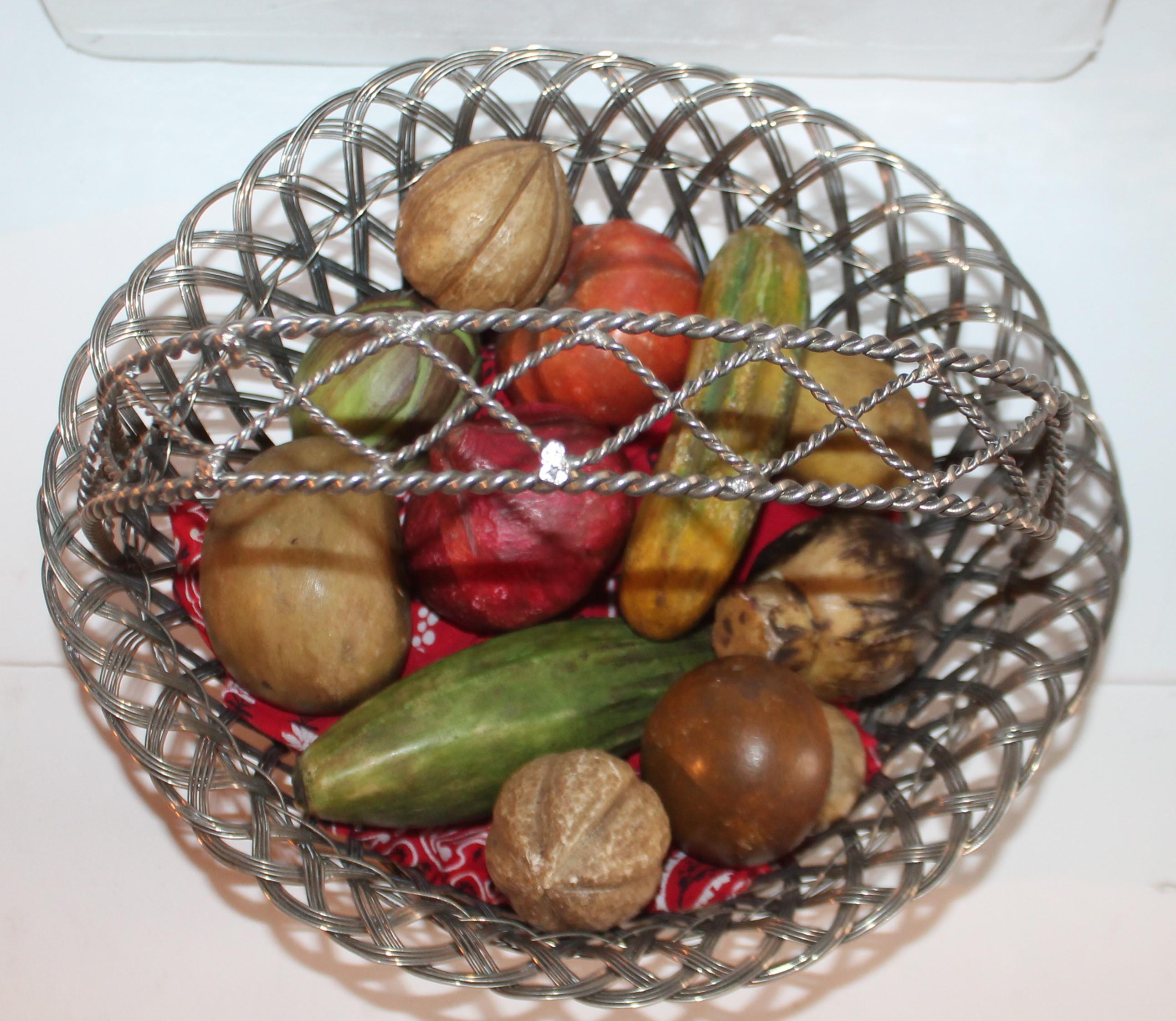 Hand-Crafted 19th Century Stone Vegetables Entire Collection