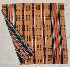 19Thc Striped  Horse Blanket -Wool