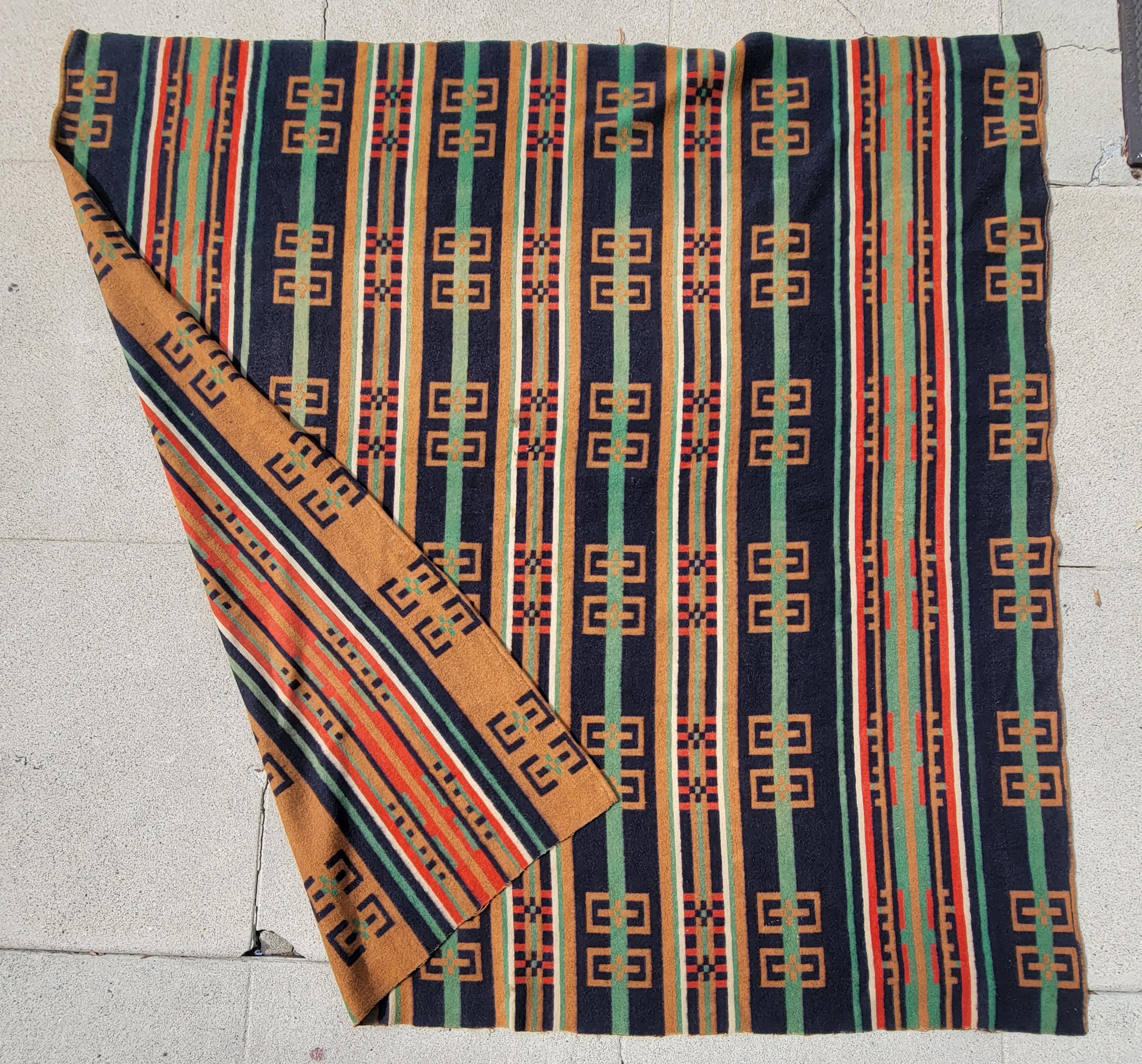 19Thc Striped  Horse Blanket -Wool For Sale 1
