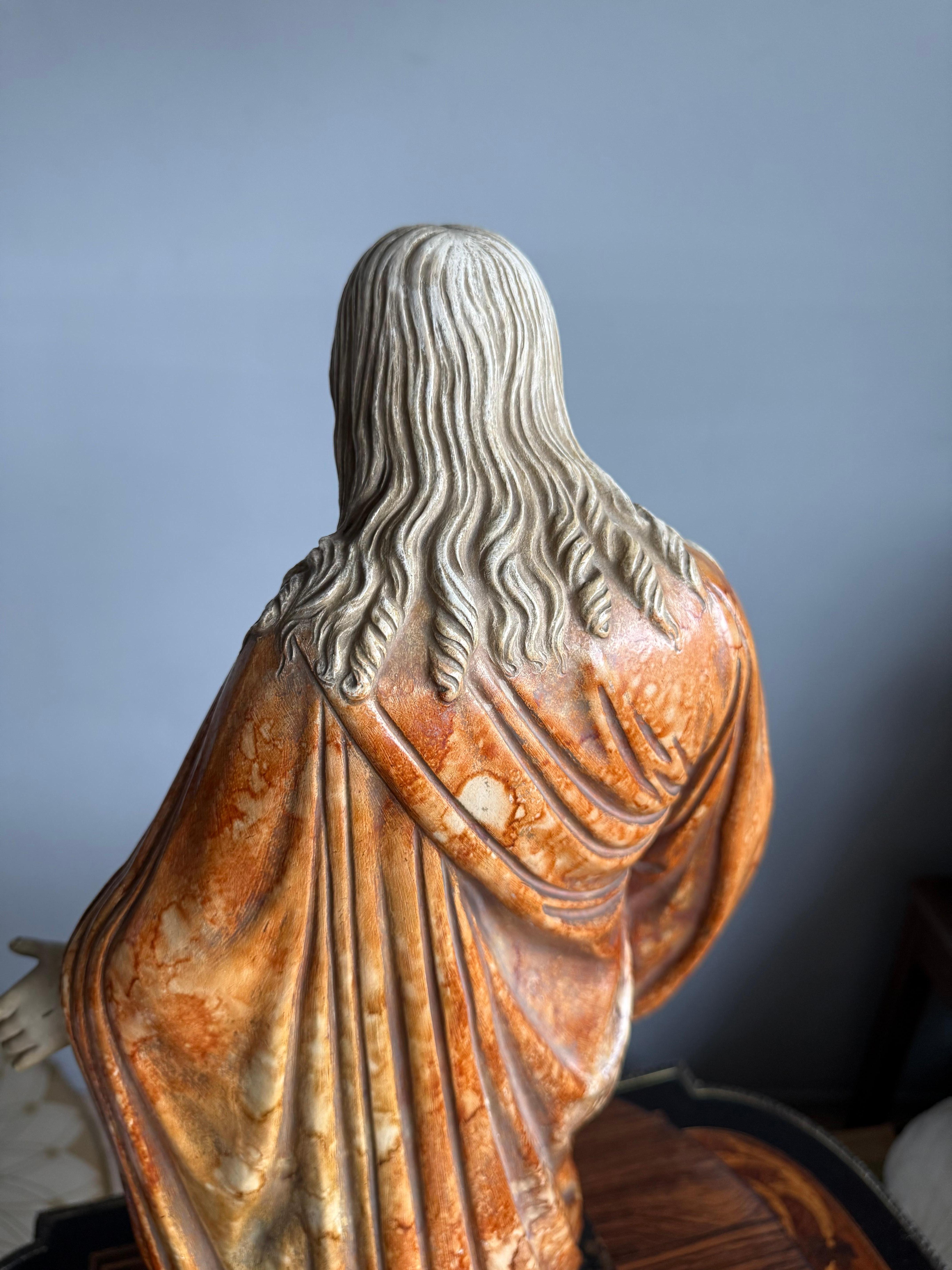Scultura in terracotta del XIX secolo 