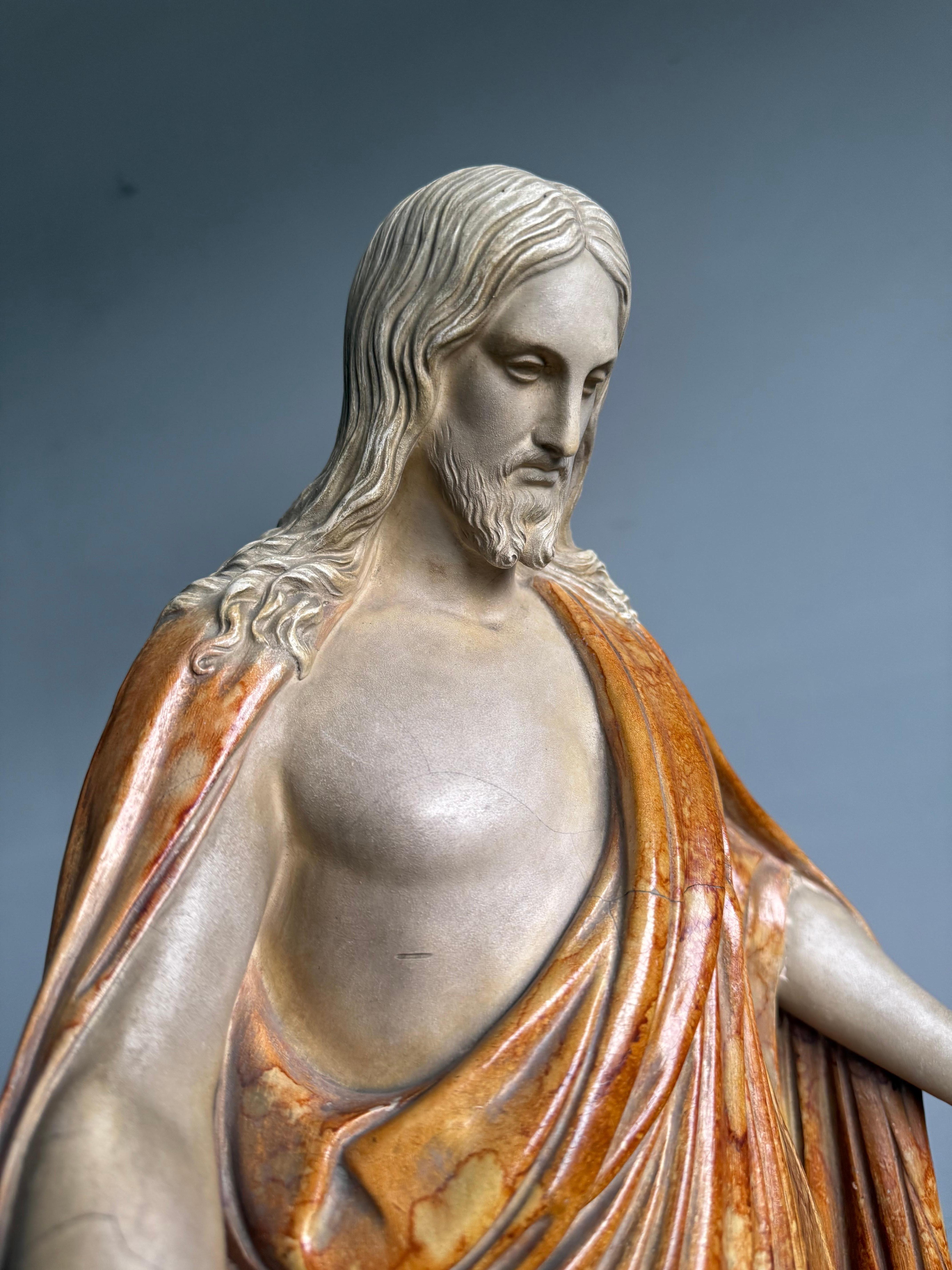 Scultura in terracotta del XIX secolo 