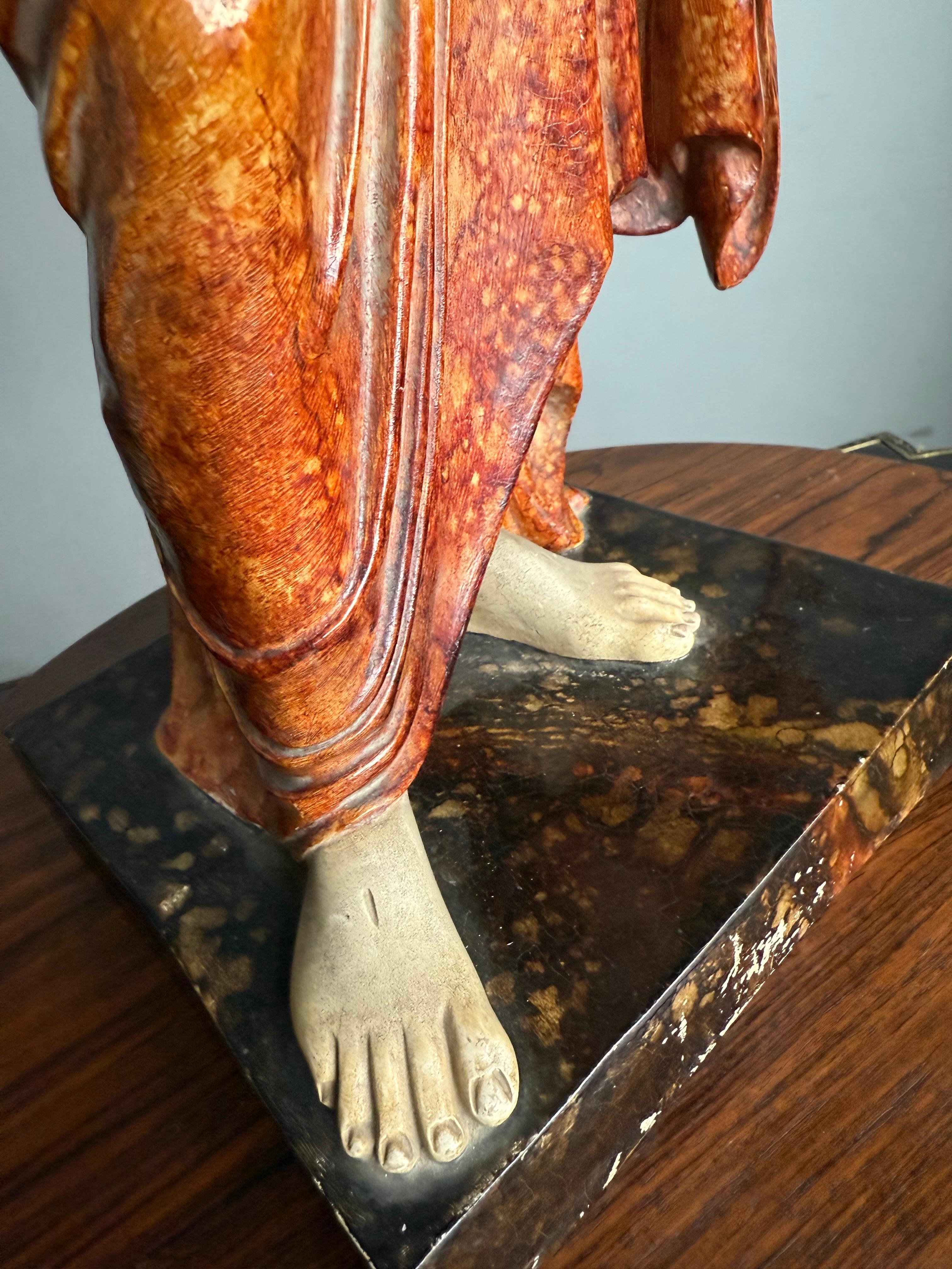 Scultura in terracotta del XIX secolo 