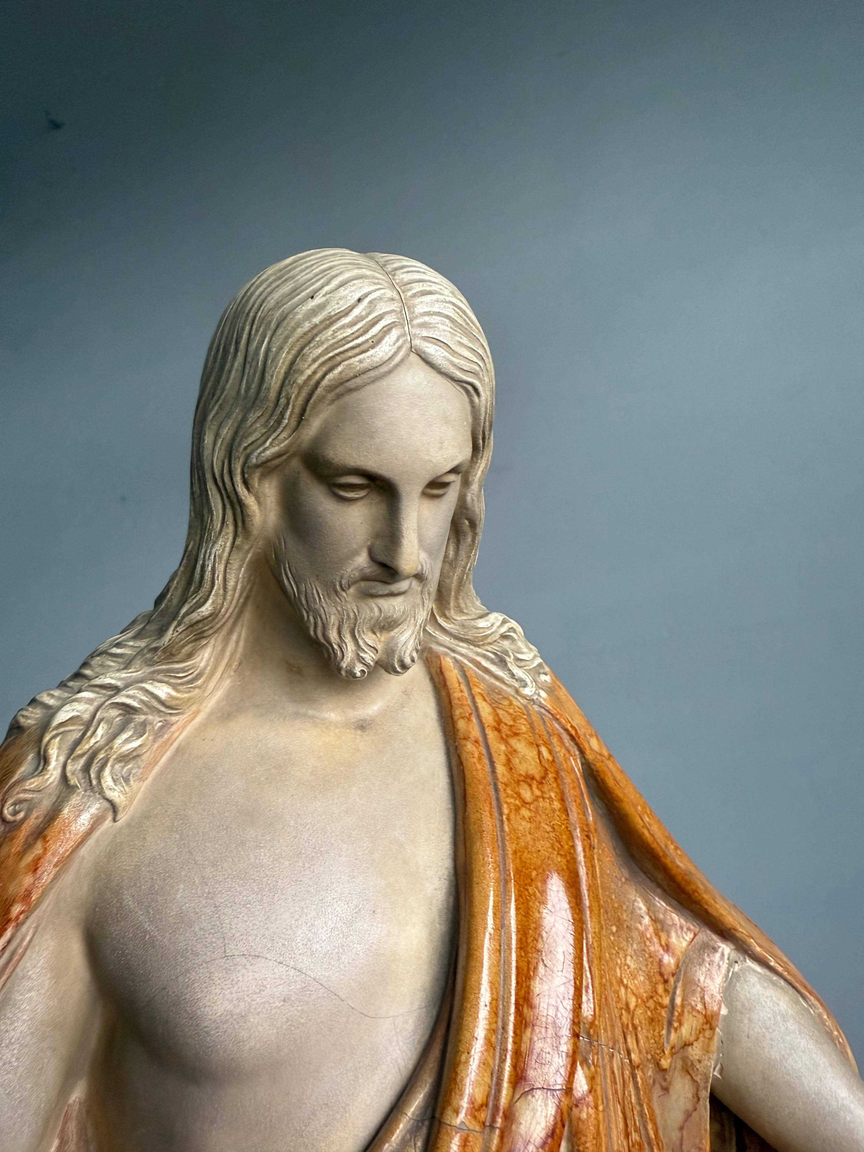 Scultura in terracotta del XIX secolo 