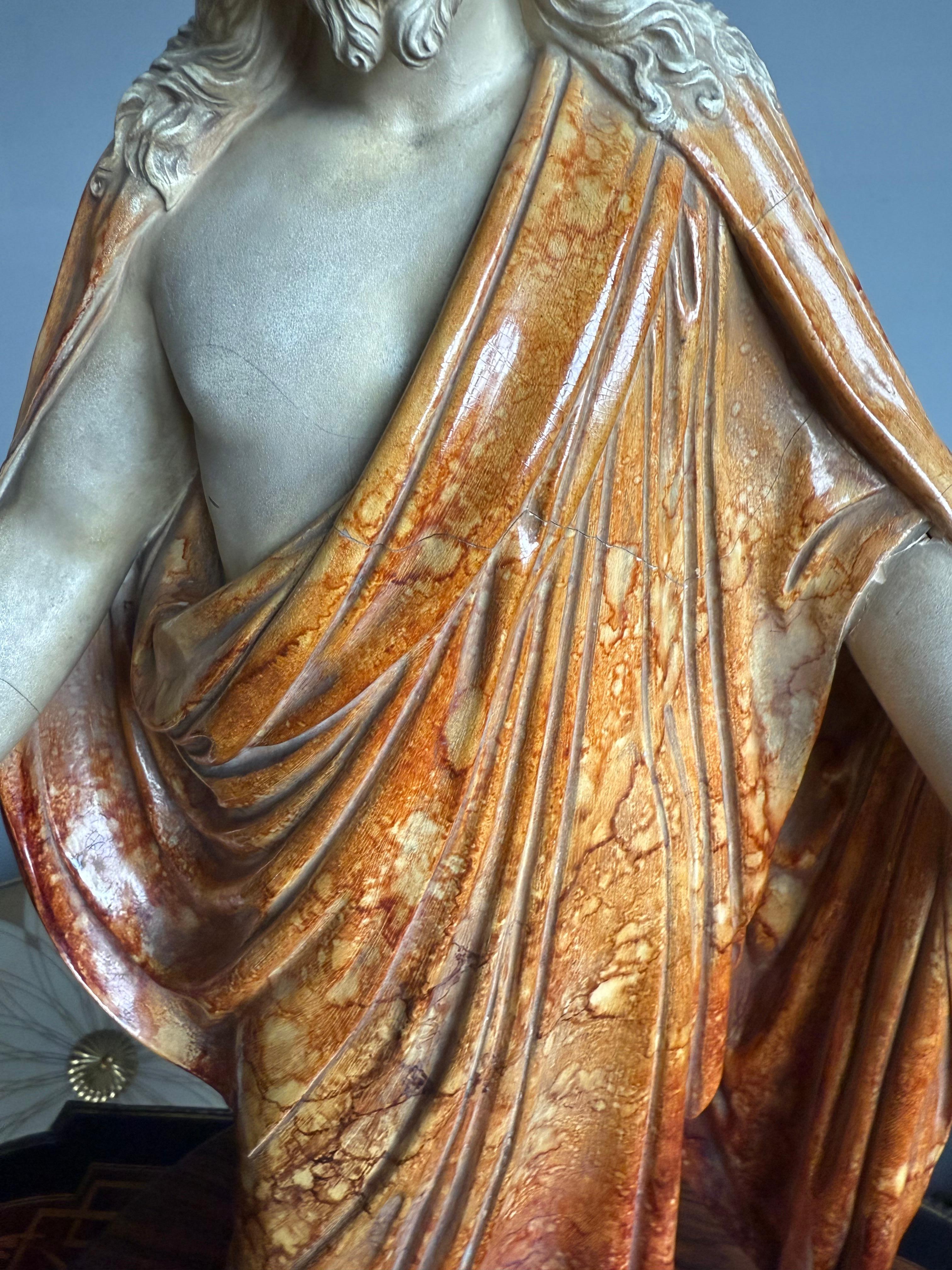 Scultura in terracotta del XIX secolo 