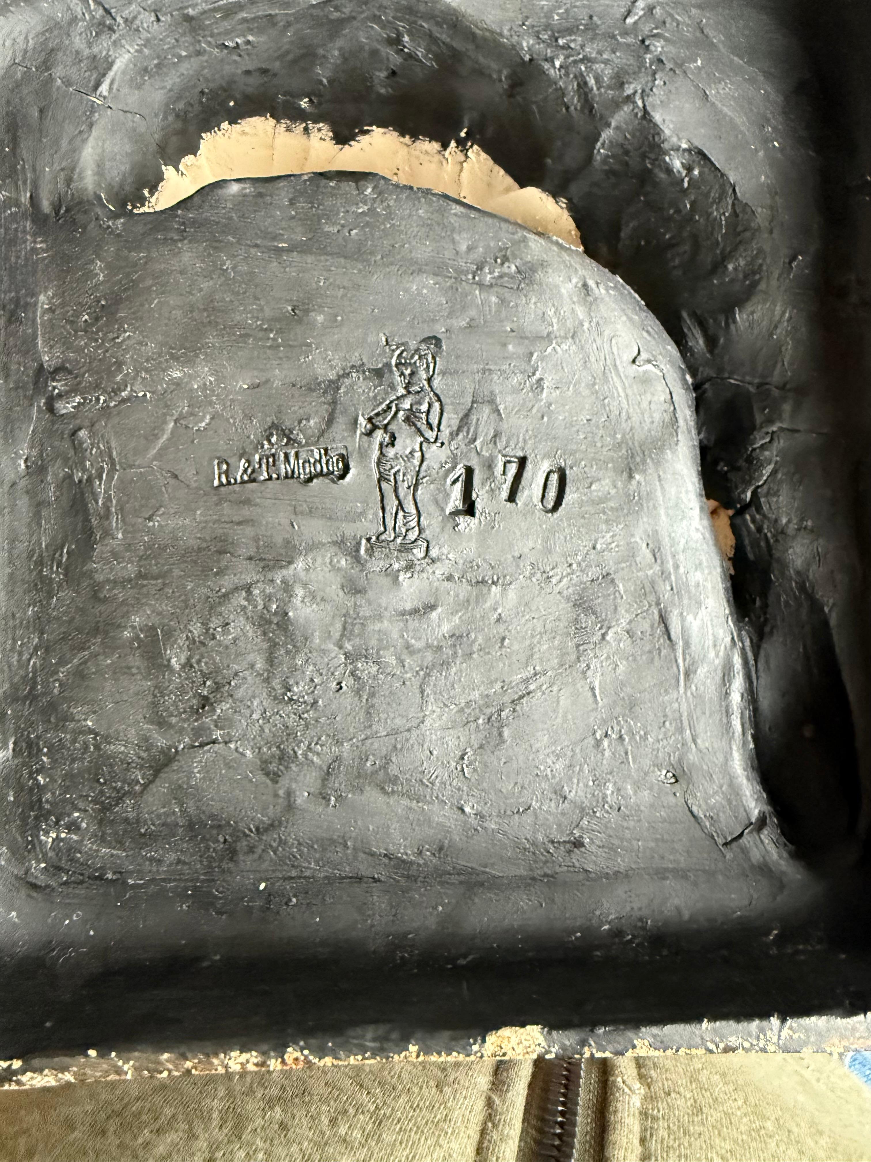 Scultura in terracotta del XIX secolo 