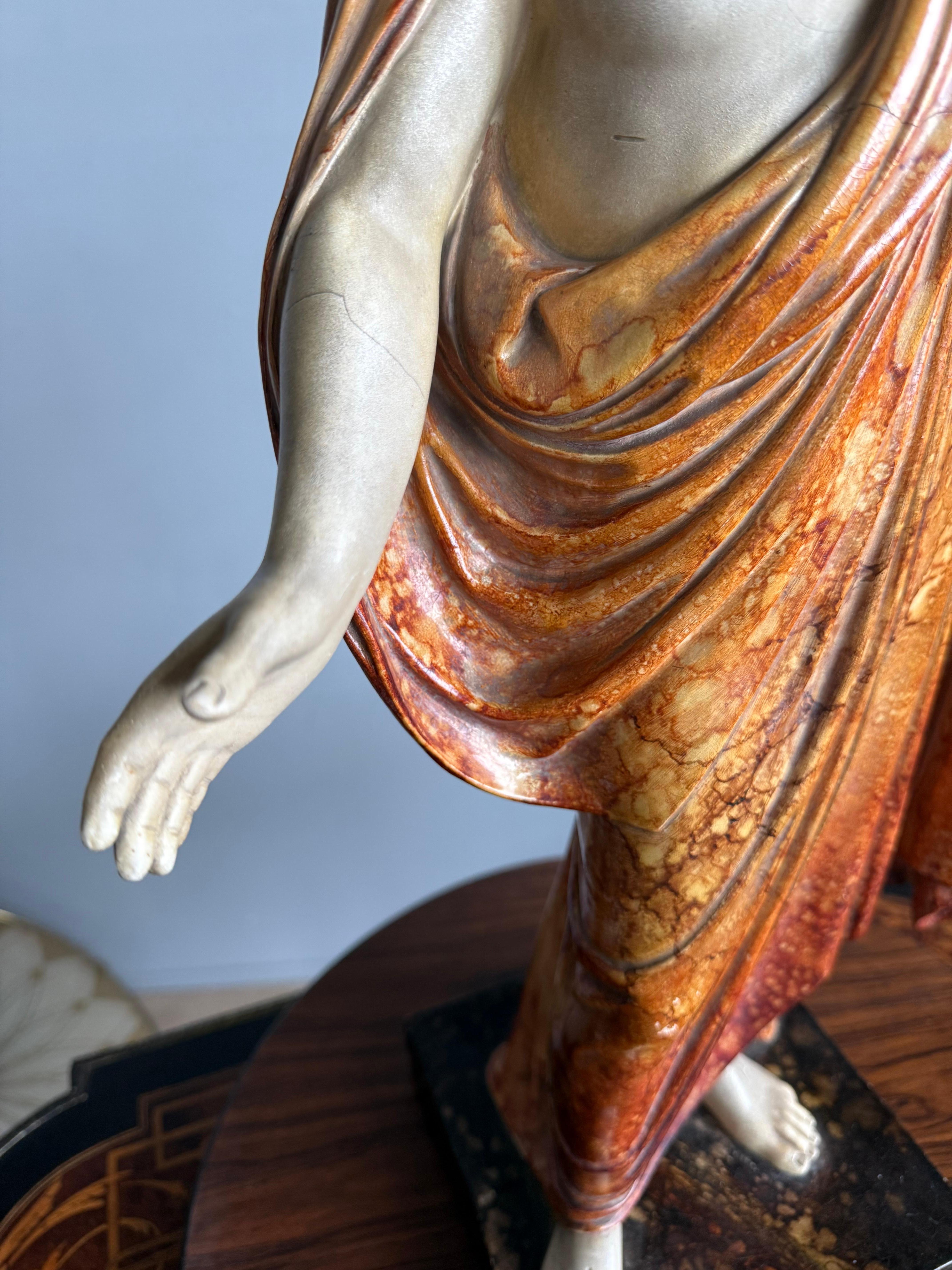 Scultura in terracotta del XIX secolo 