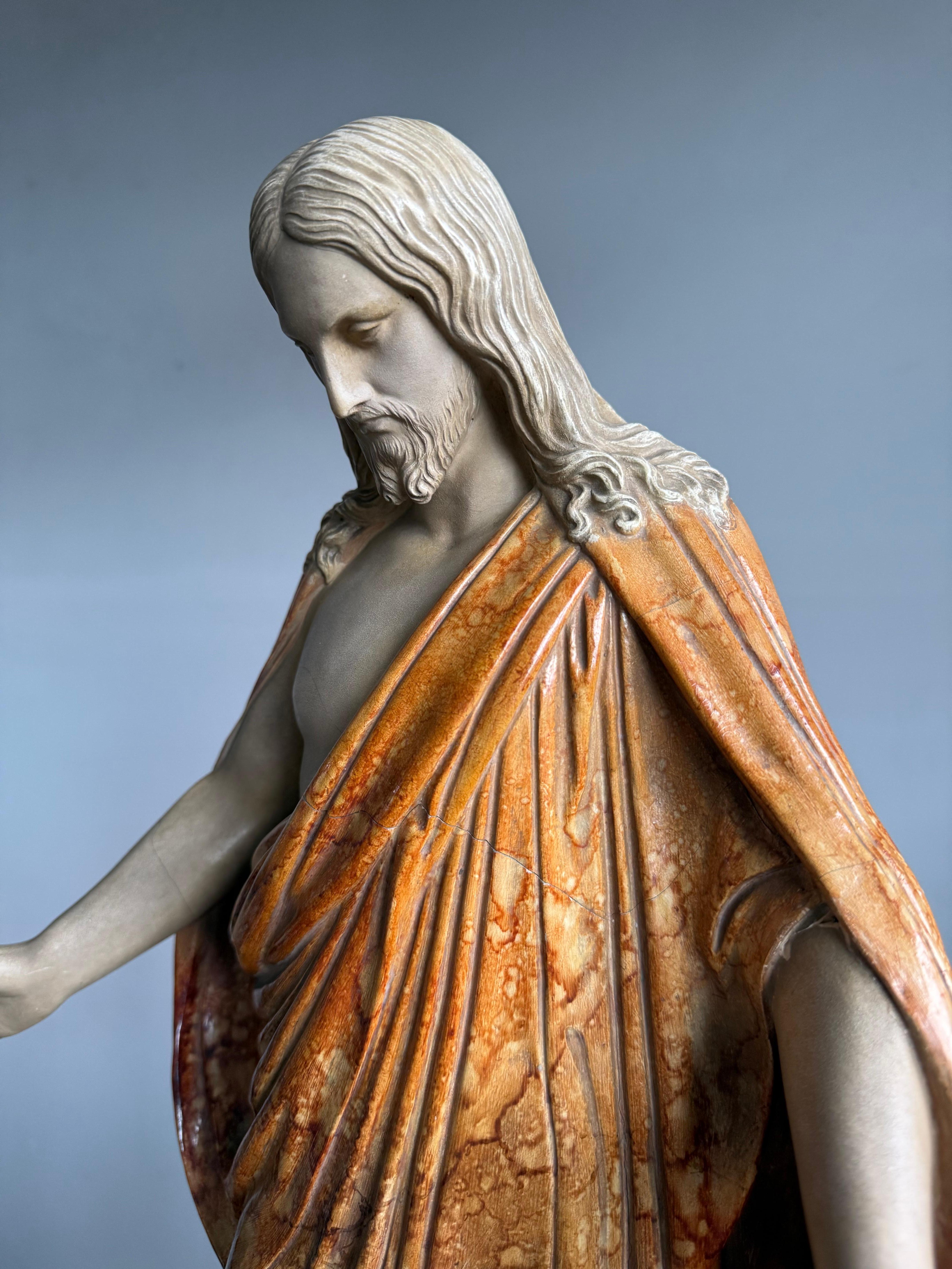 Scultura in terracotta del XIX secolo 