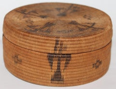 19thc Tight Weave North West Coast Indian Basket