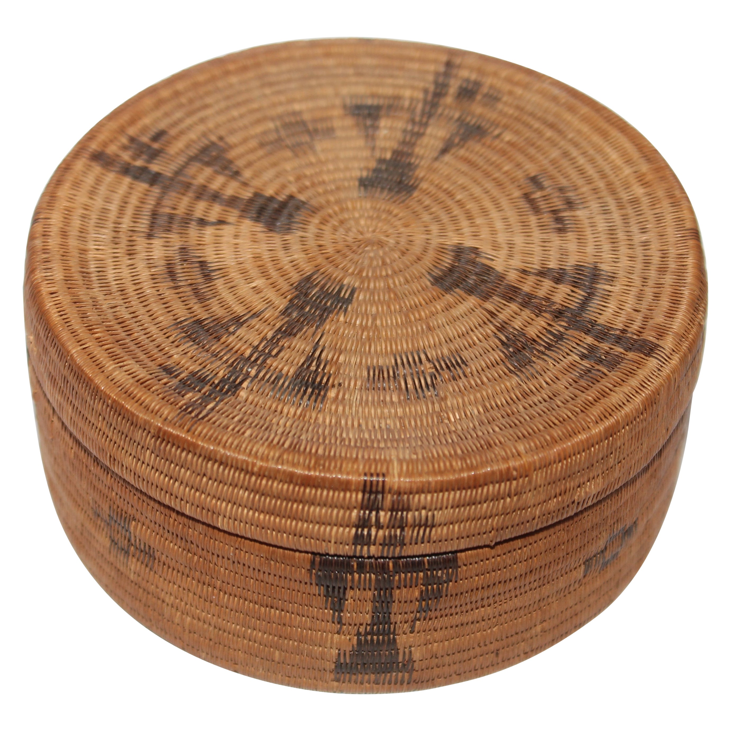 19thc Tight Weave North West Coast Indian Basket