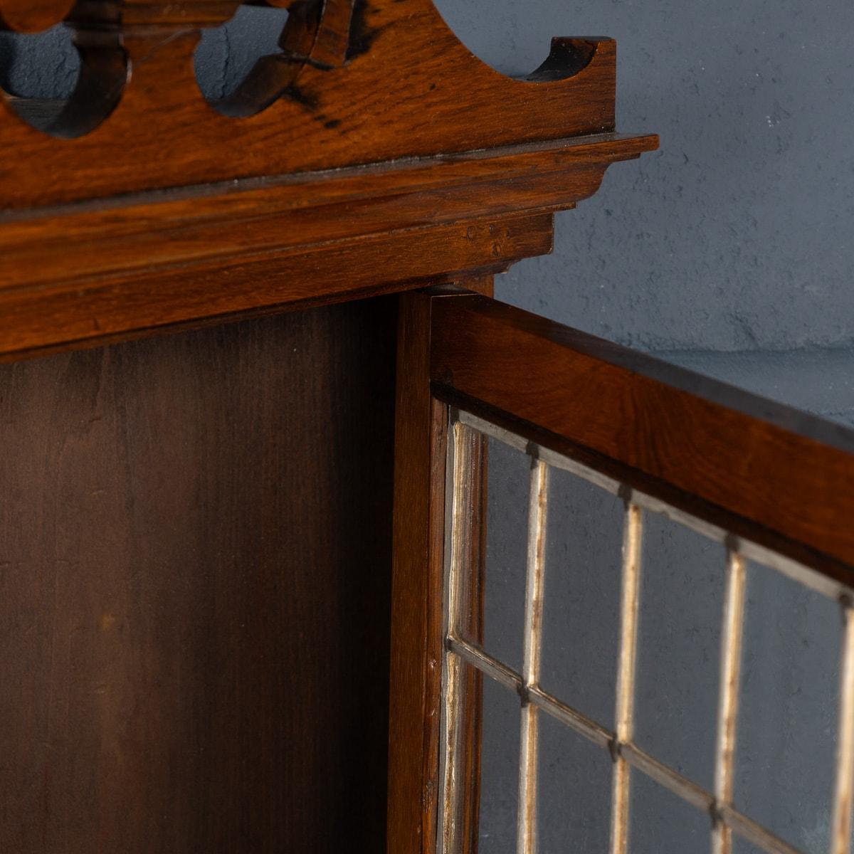 Armadietto angolare in legno del XIX secolo, Oak della HMS Foudroyant, la nave ammiraglia di Lord Nelson in vendita 11