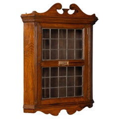 Antique 19thC Timber Corner Cabinet, Oak From HMS Foudroyant, Lord Nelson's Flagship