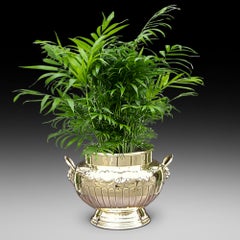 19thC Victorian Brass Planter
