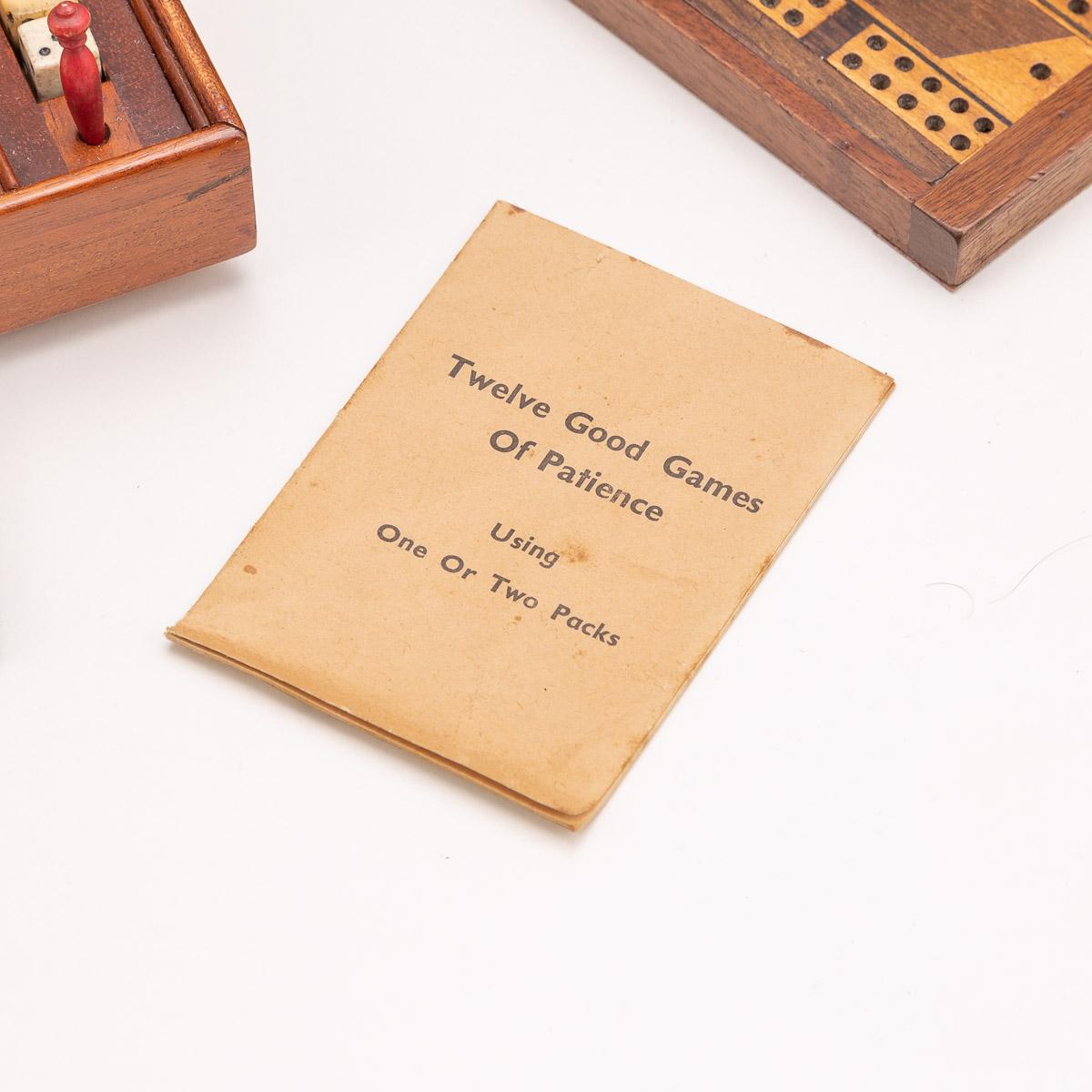 Victorian Mahogany Games Compendium, Cards and Board Games, circa 1890 3