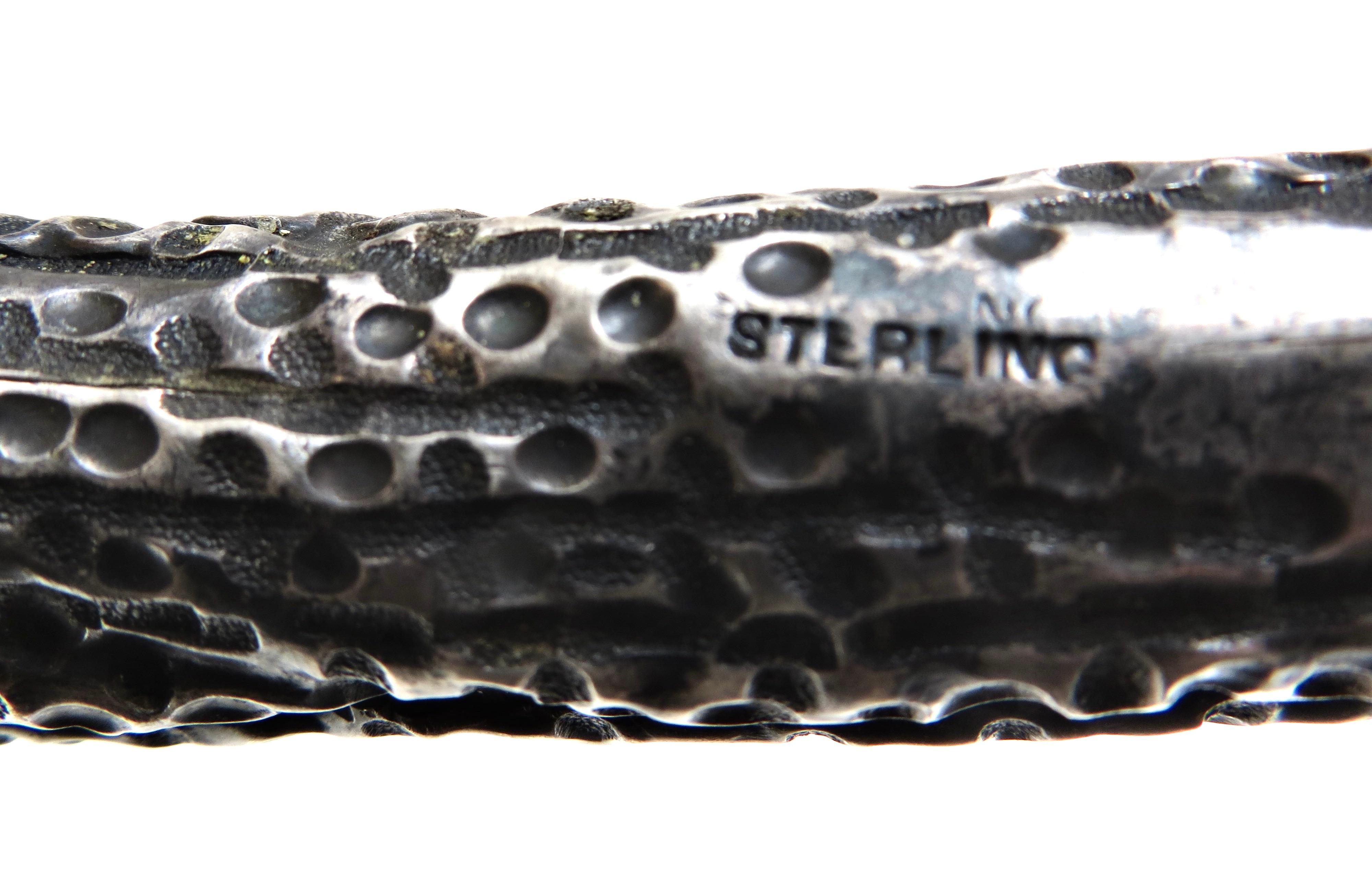XIX sec. Bastone da passeggio con impugnatura simulata in argento Sterling Horn Americano Ca 1880 In condizioni buone in vendita a Incline Village, NV
