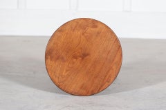 19thC Walnut Faux Bamboo Cricket Table