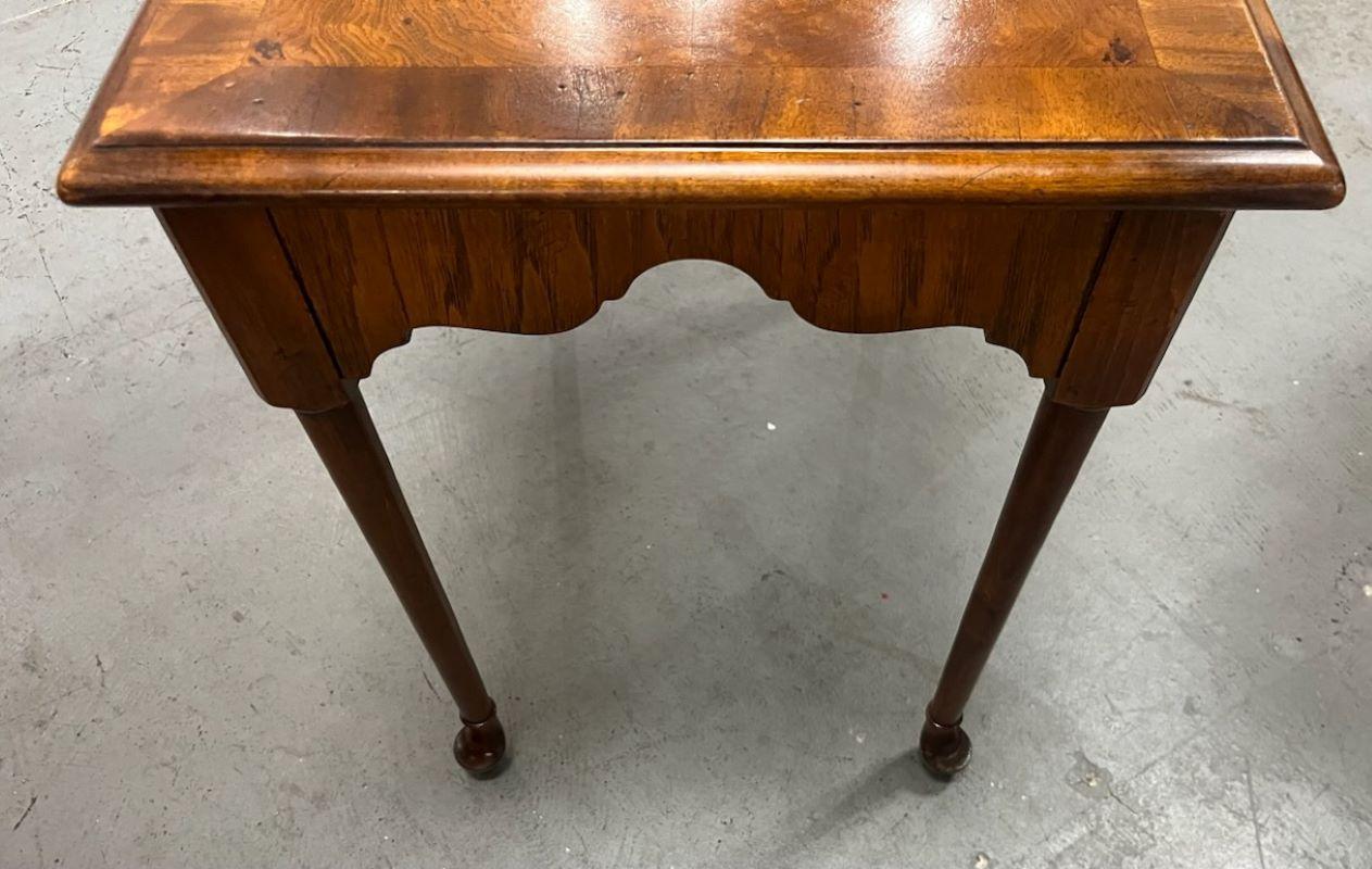 American Classical 19Thc Walnut Side Table For Sale